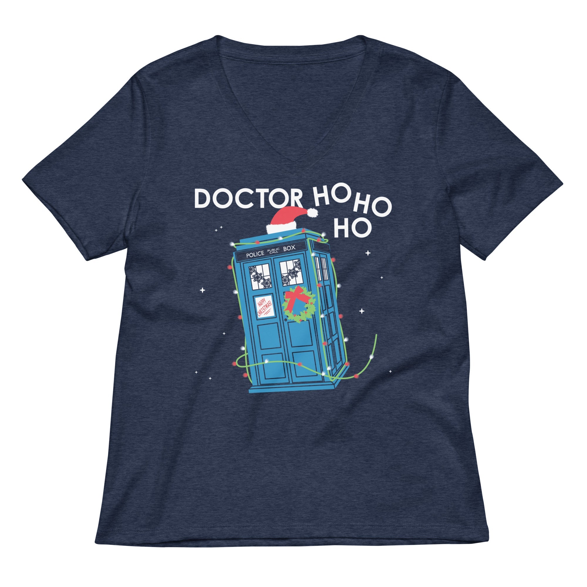 Doctor Ho Ho Ho Women's V-Neck Tee