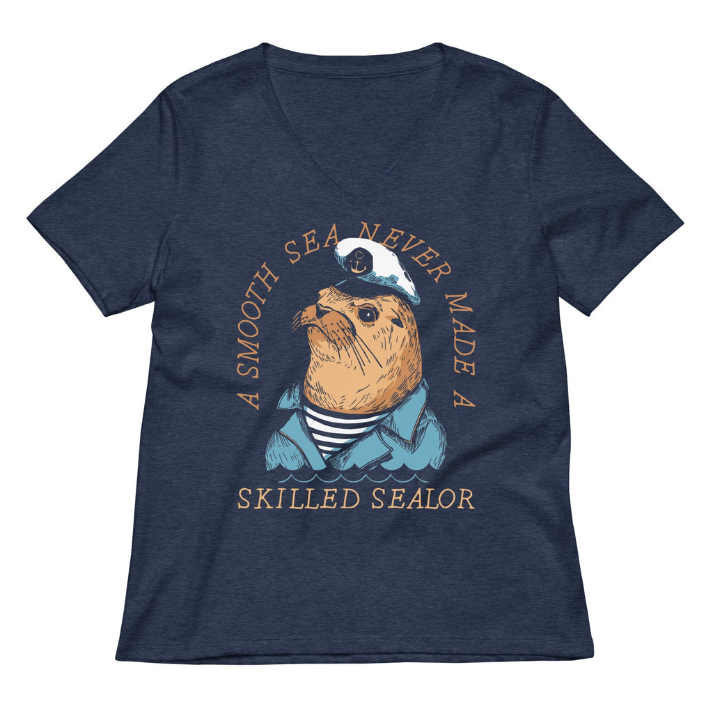 Skilled Sealor Women's V-Neck Tee
