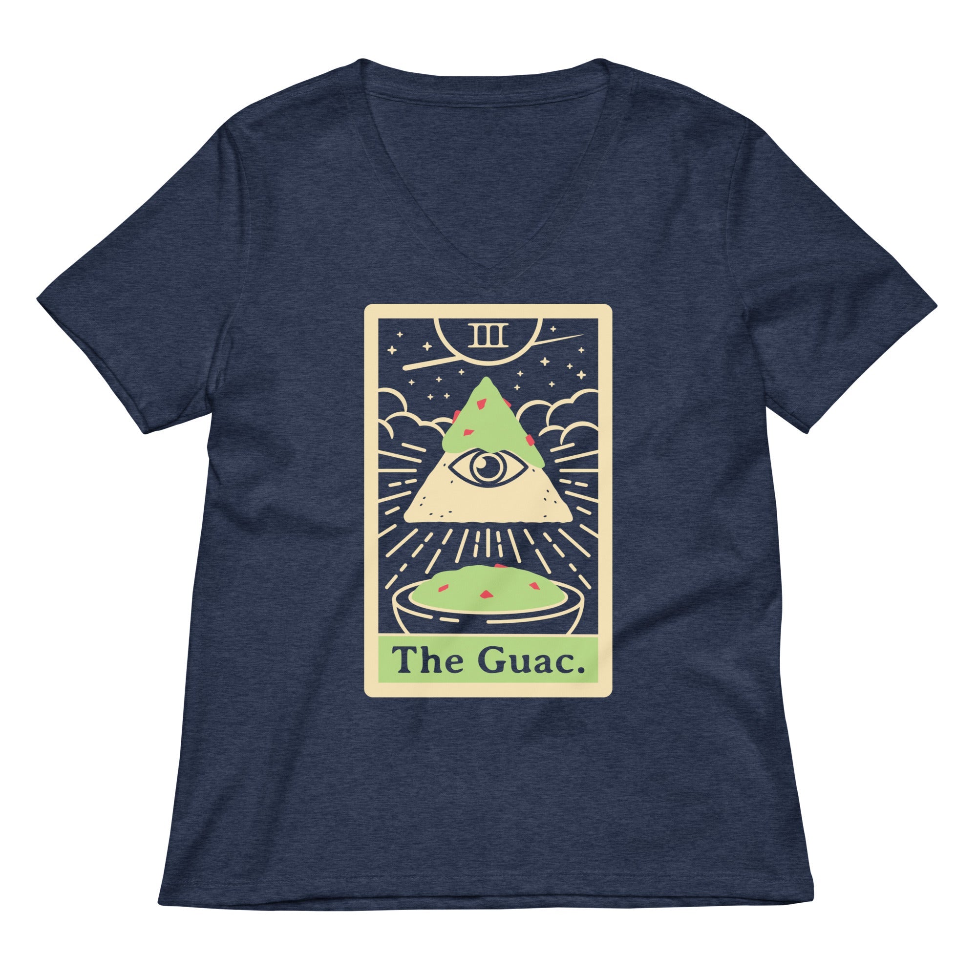 The Guac Tarot Women's V-Neck Tee