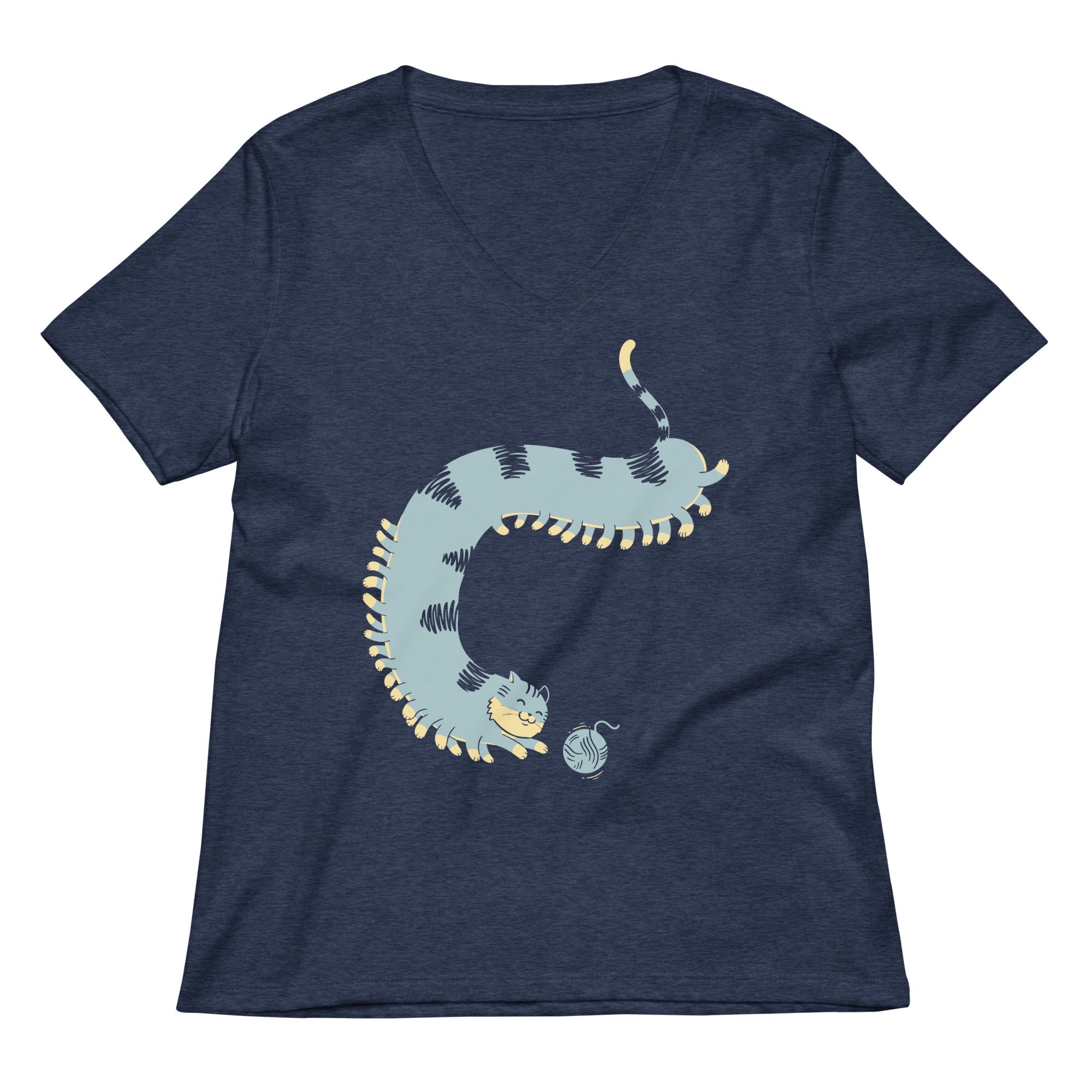Catterpillar Women's V-Neck Tee