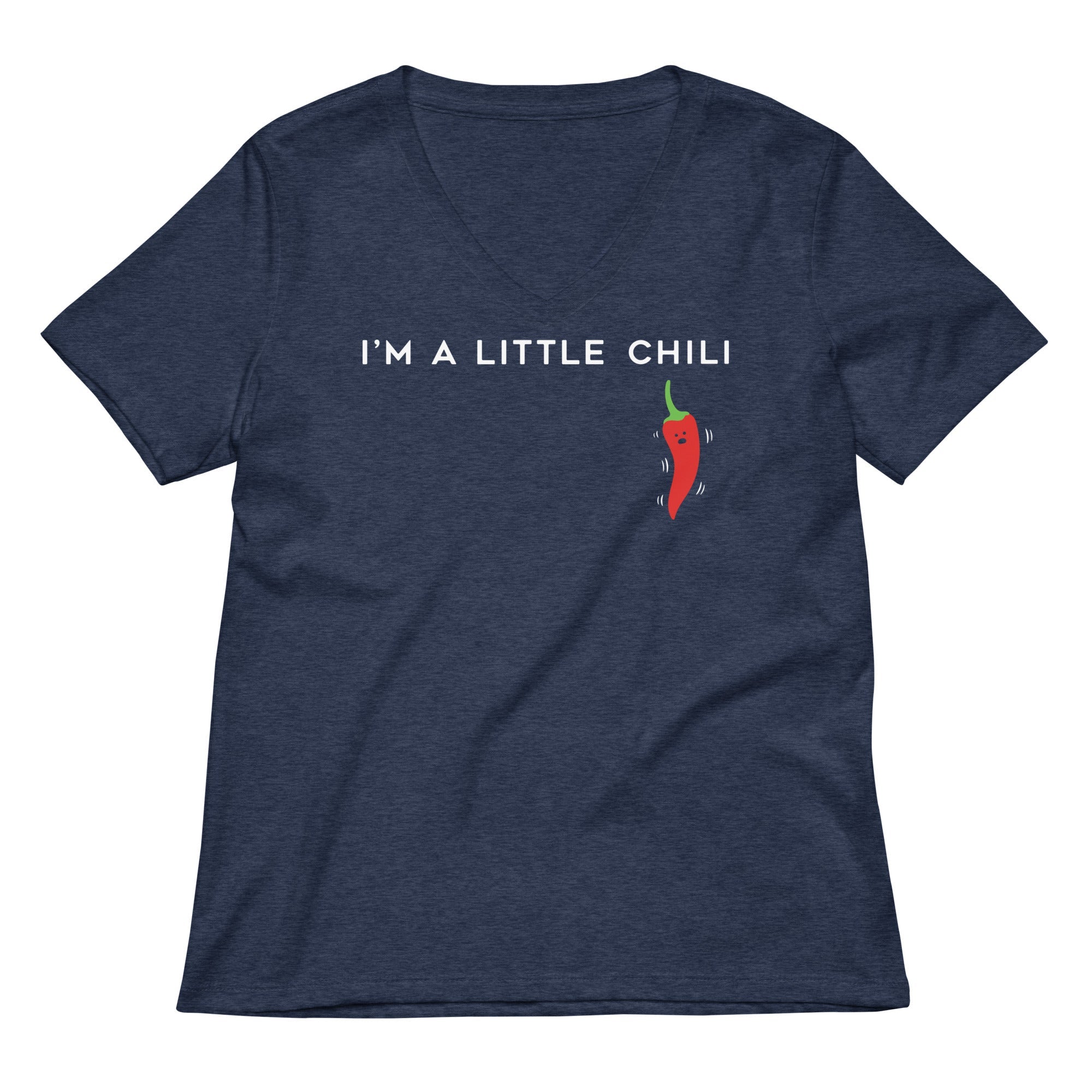 I'm A Little Chili Women's V-Neck Tee