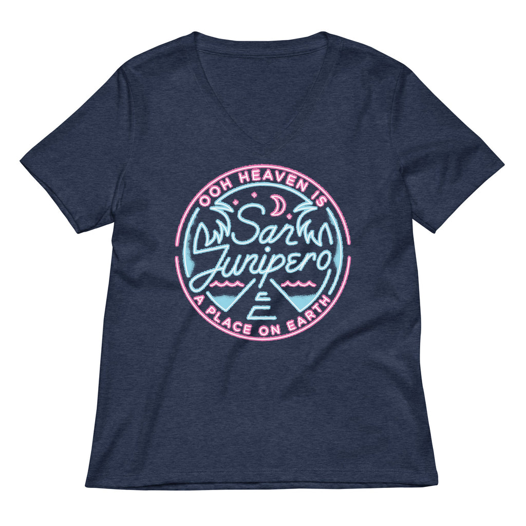 San Junipero Women's V-Neck Tee