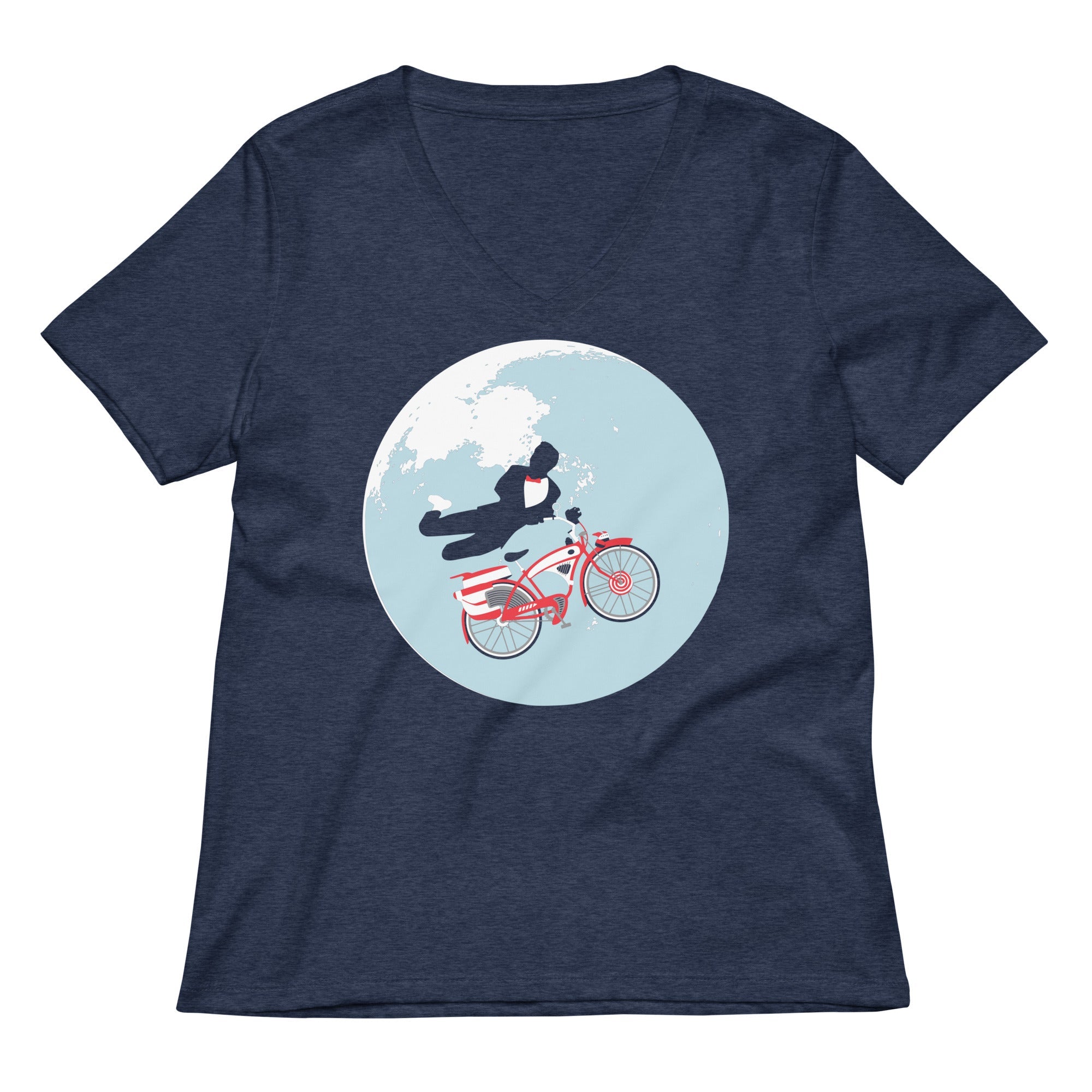 Jump The Moon Women's V-Neck Tee