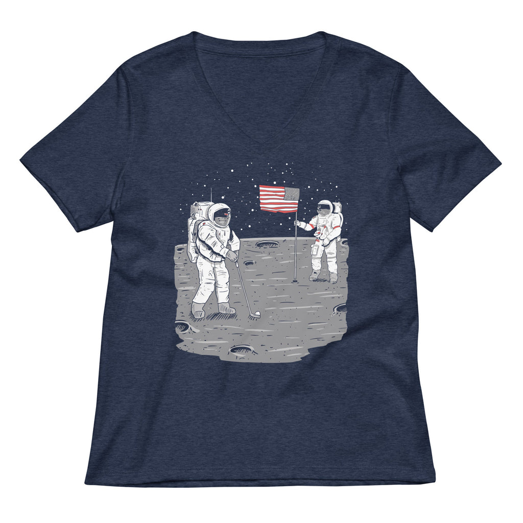 Moon Golf Women's V-Neck Tee