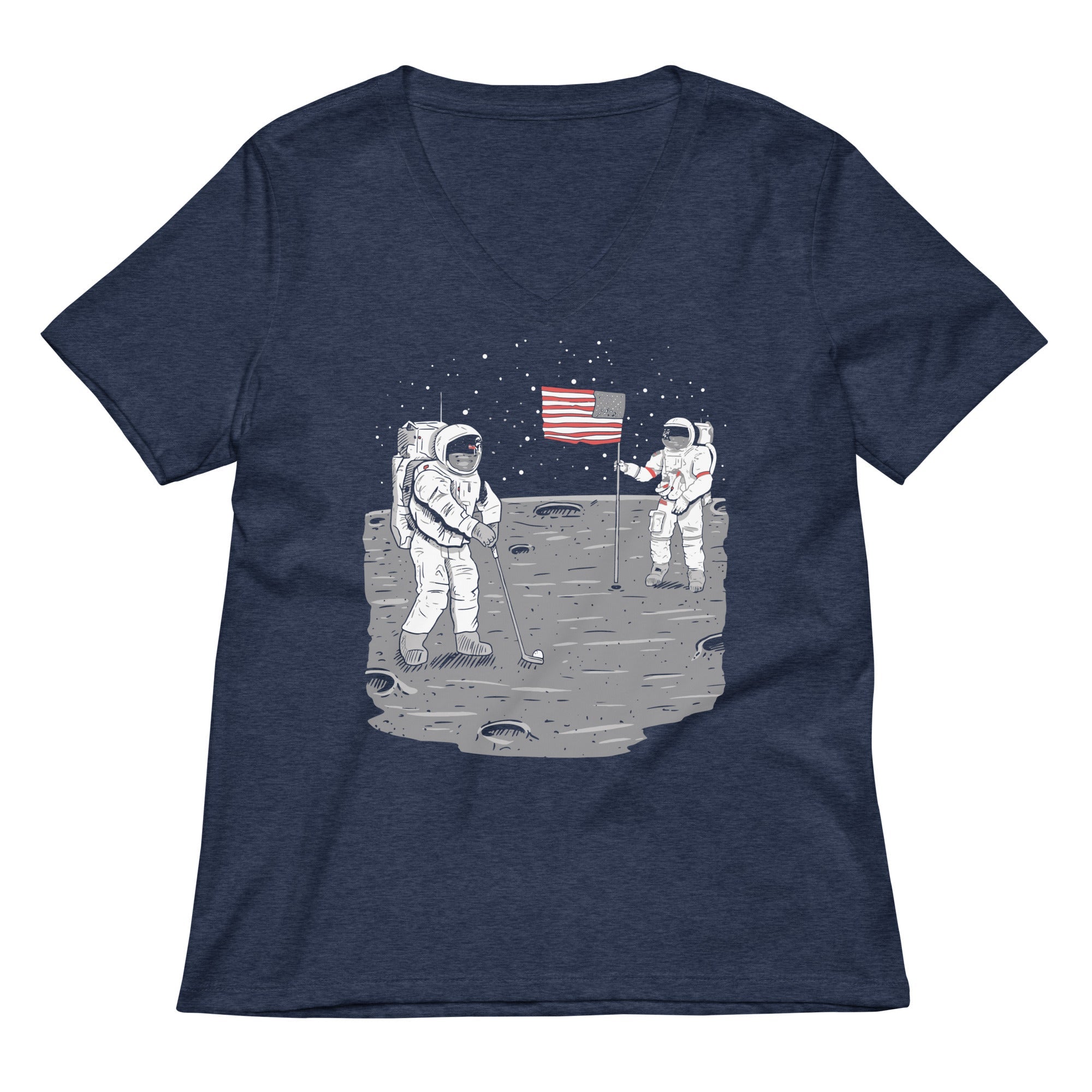Moon Golf Women's V-Neck Tee