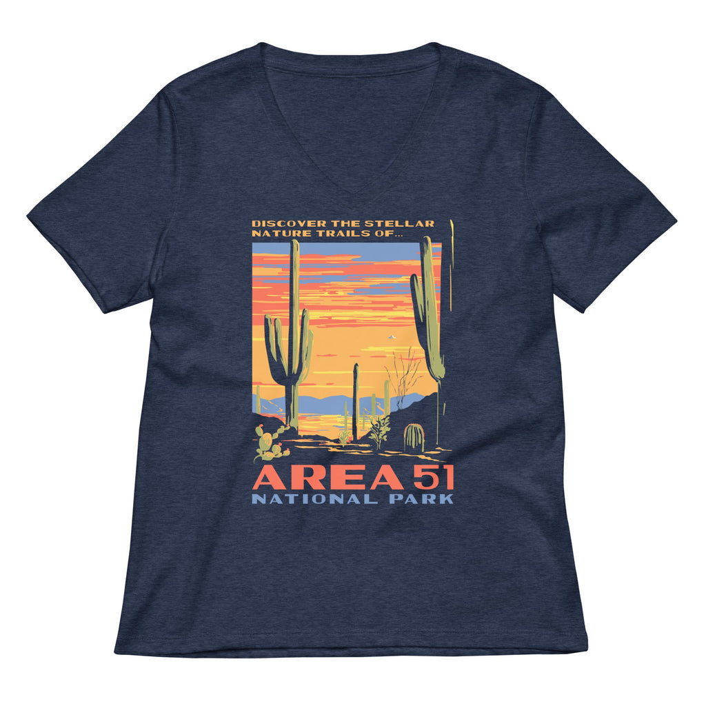 Area 51 National Park Women's V-Neck Tee