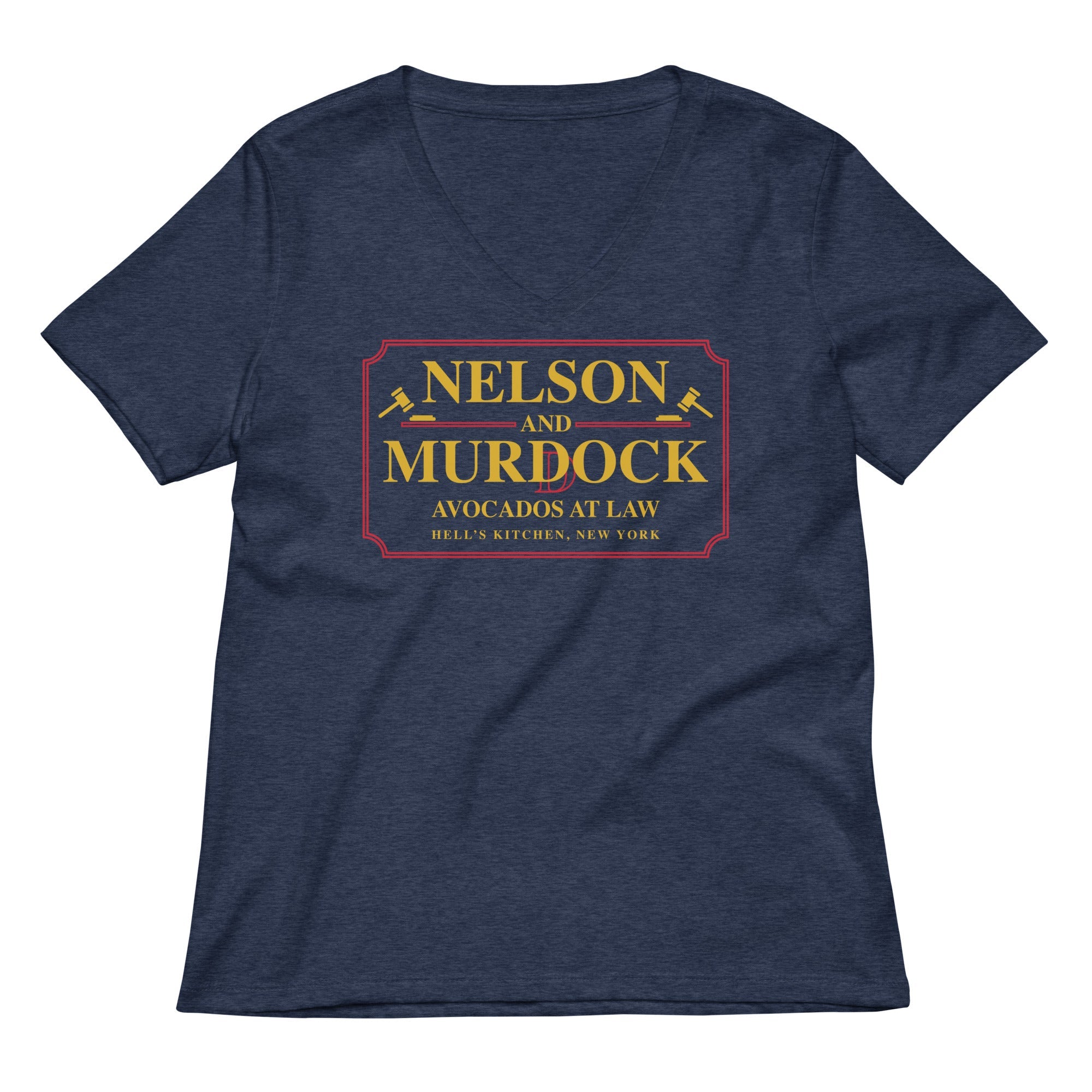 Nelson And Murdock Women's V-Neck Tee
