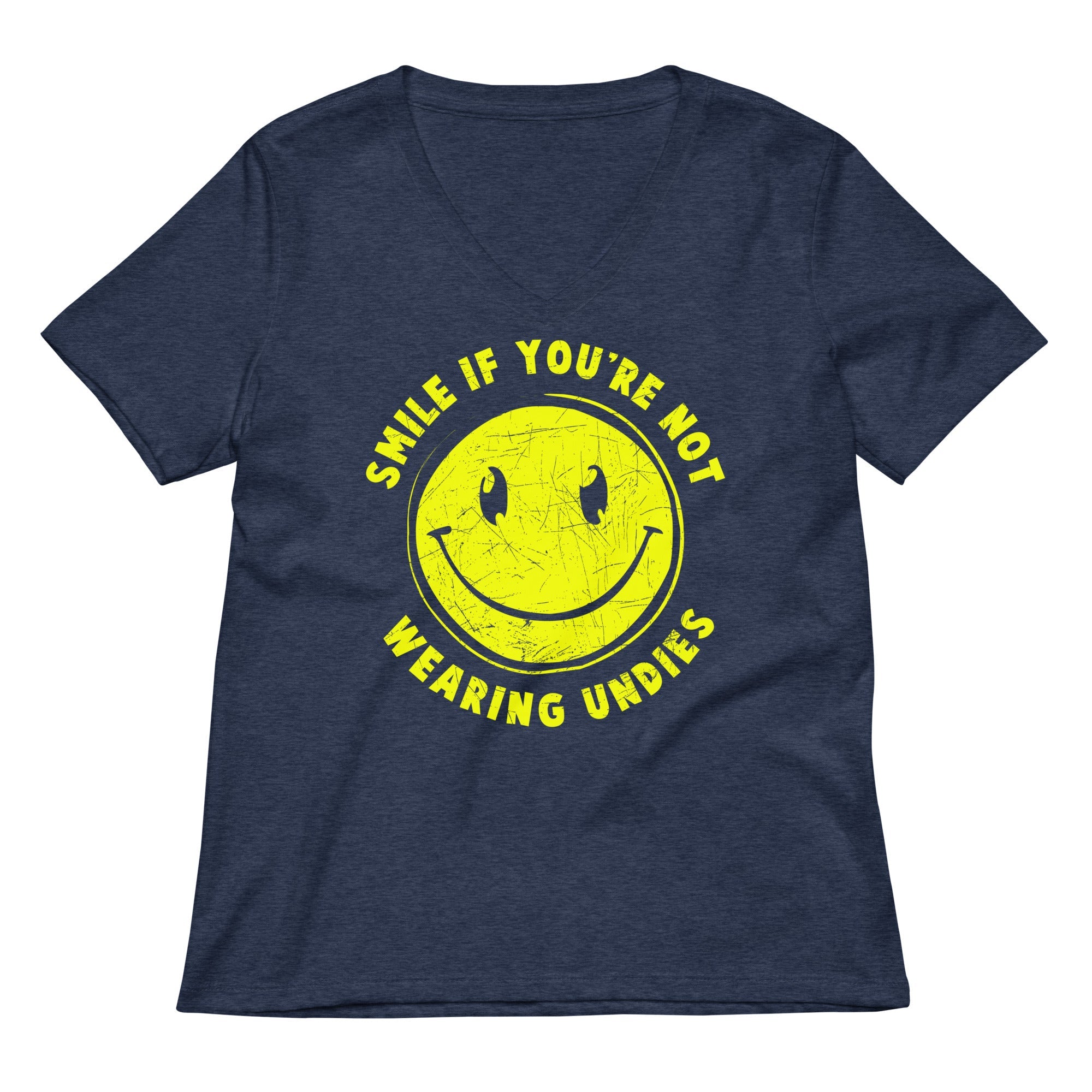 Smile For No Undies Women's V-Neck Tee