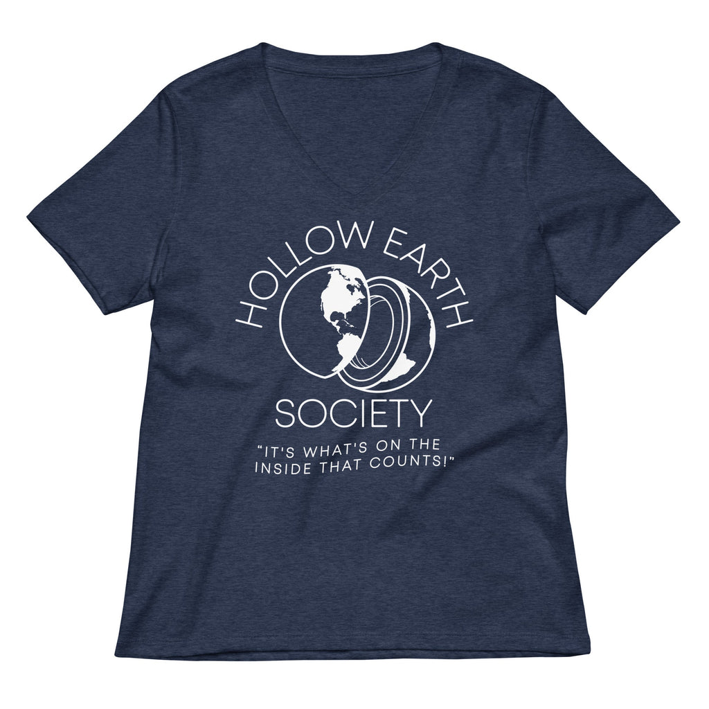 Hollow Earth Society Women's V-Neck Tee