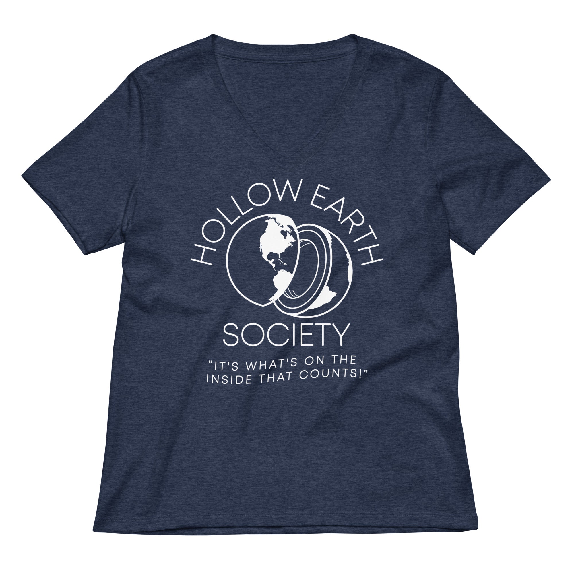 Hollow Earth Society Women's V-Neck Tee