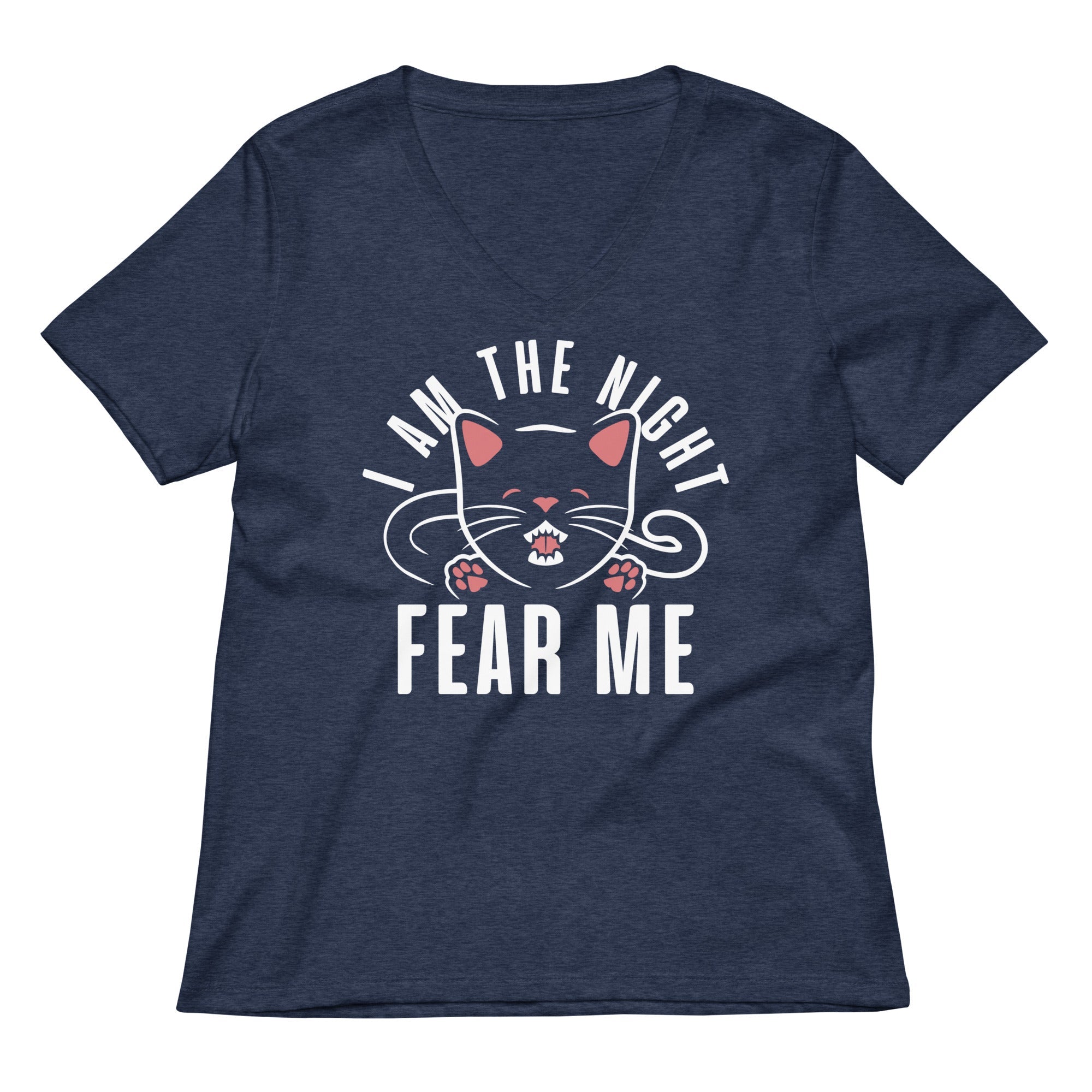 I Am The Night Fear Me Women's V-Neck Tee