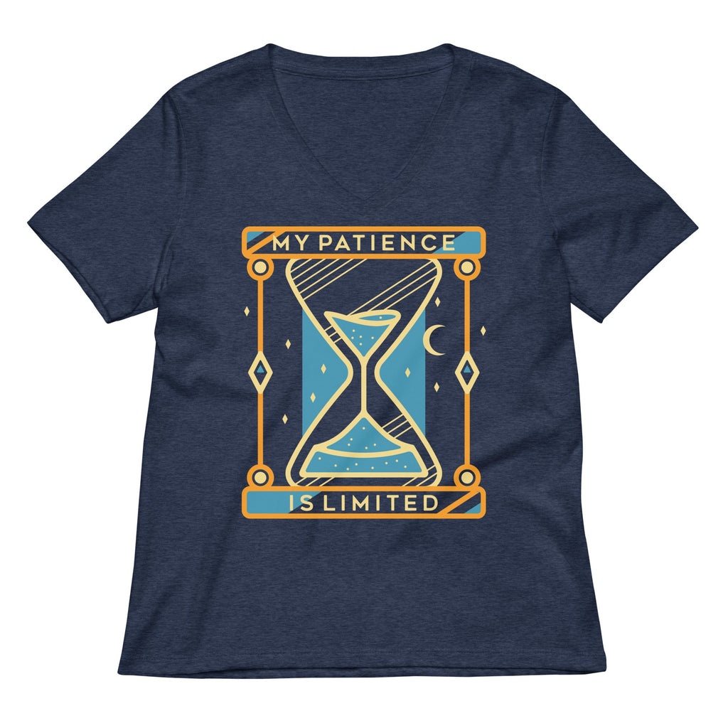 My Patience Is Limited Women's V-Neck Tee