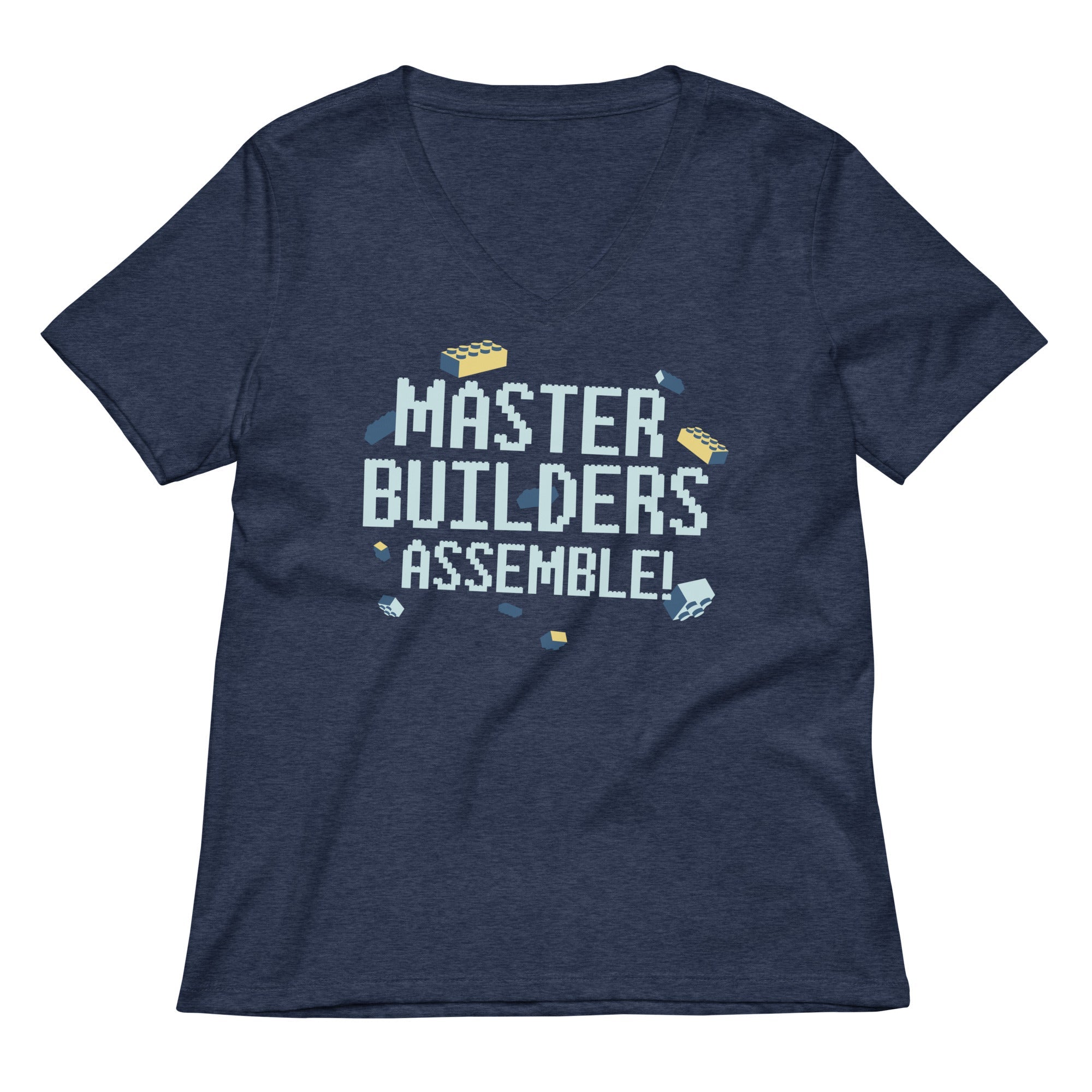 Master Builders Assemble! Women's V-Neck Tee