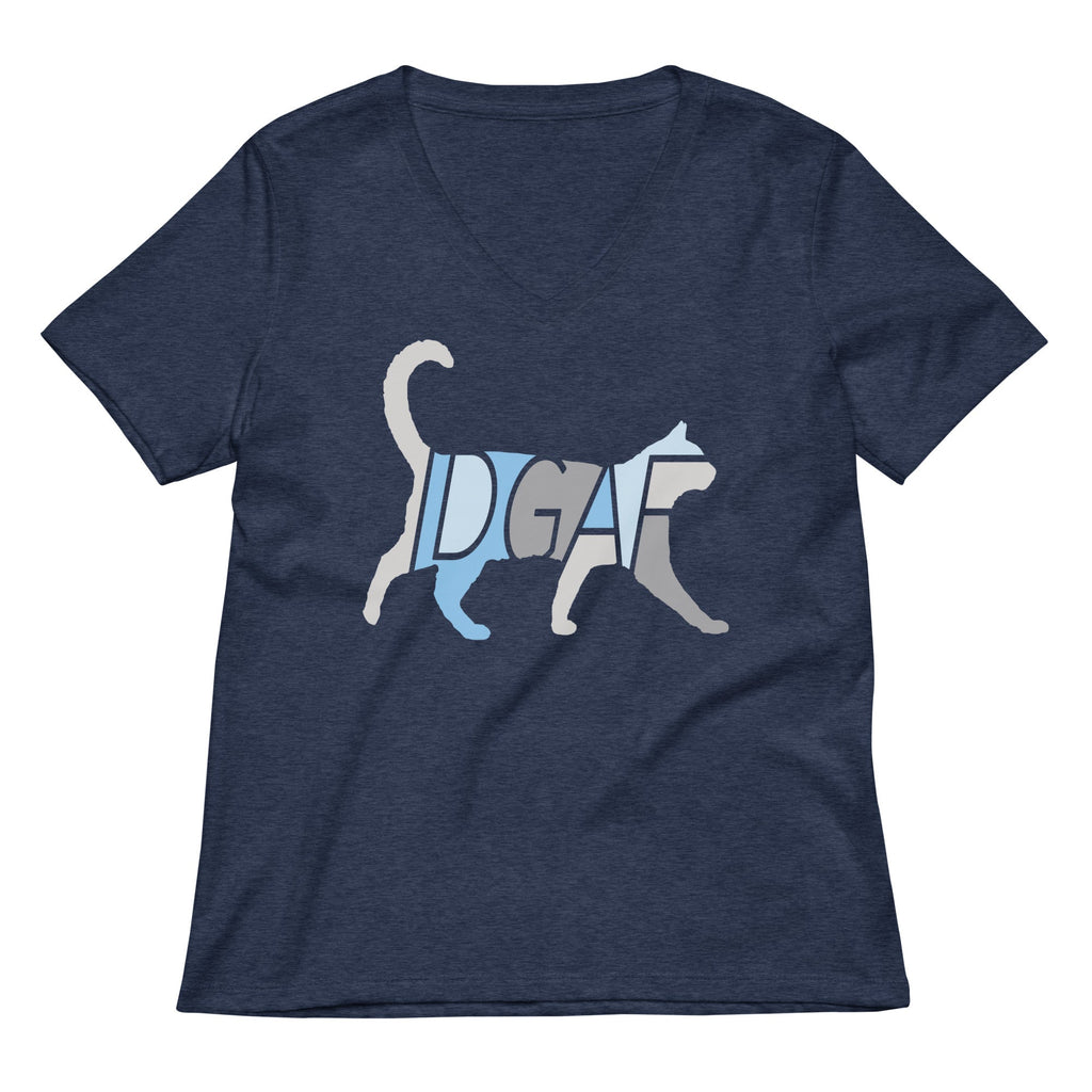 IDGAF Women's V-Neck Tee