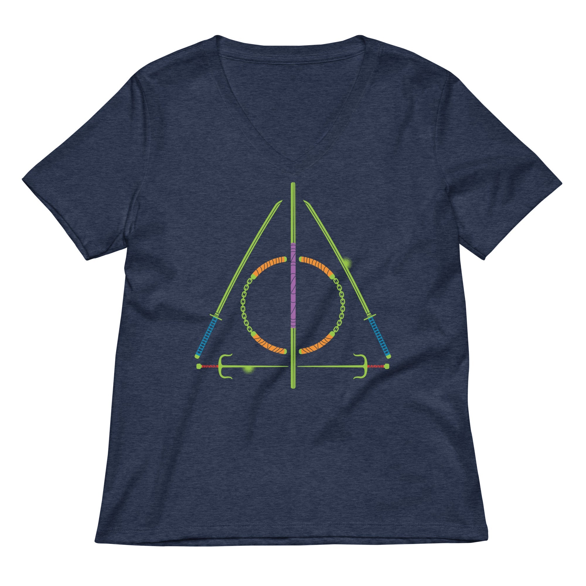 Turtley Hallows Women's V-Neck Tee
