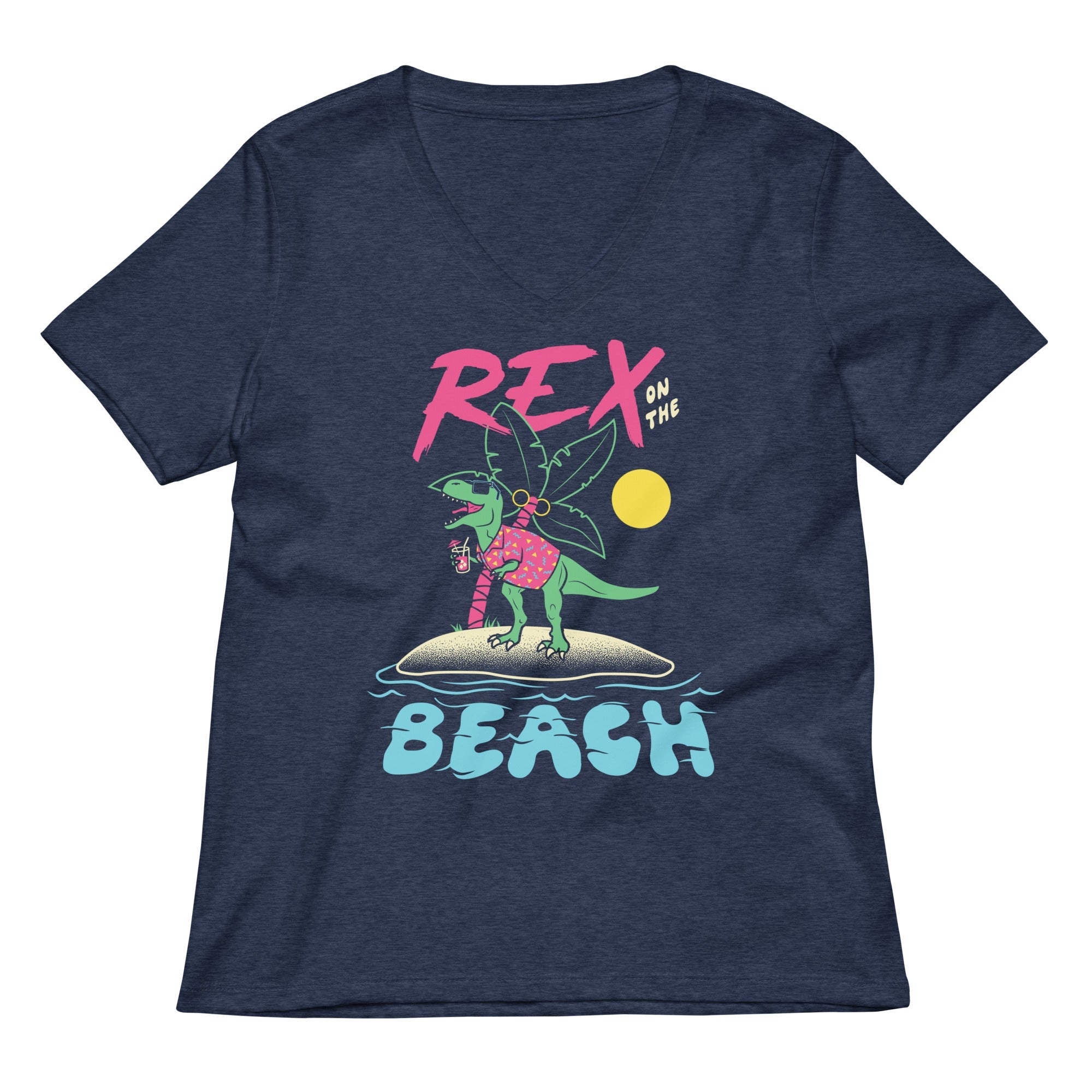 Rex On The Beach Women's V-Neck Tee
