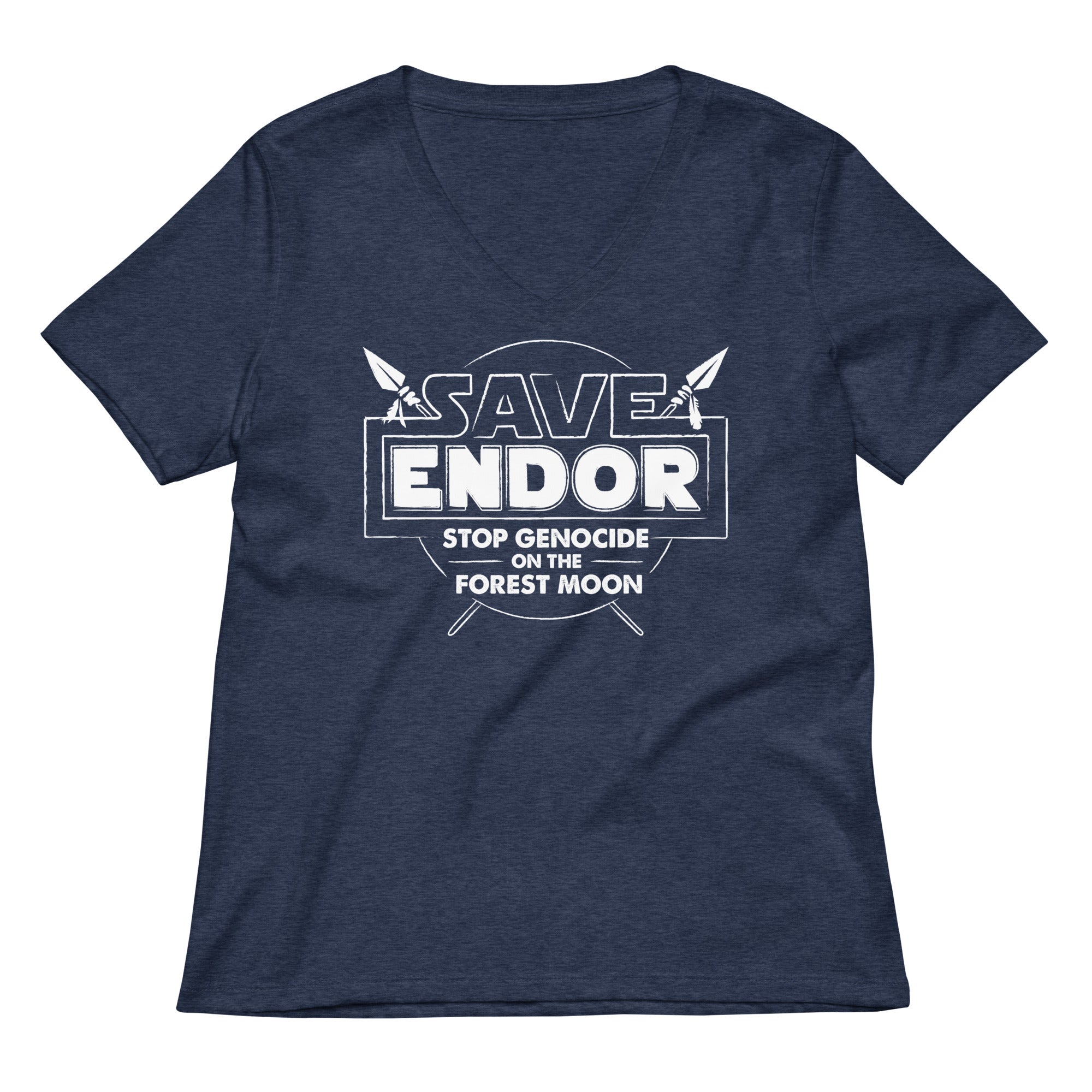Save Endor Women's V-Neck Tee