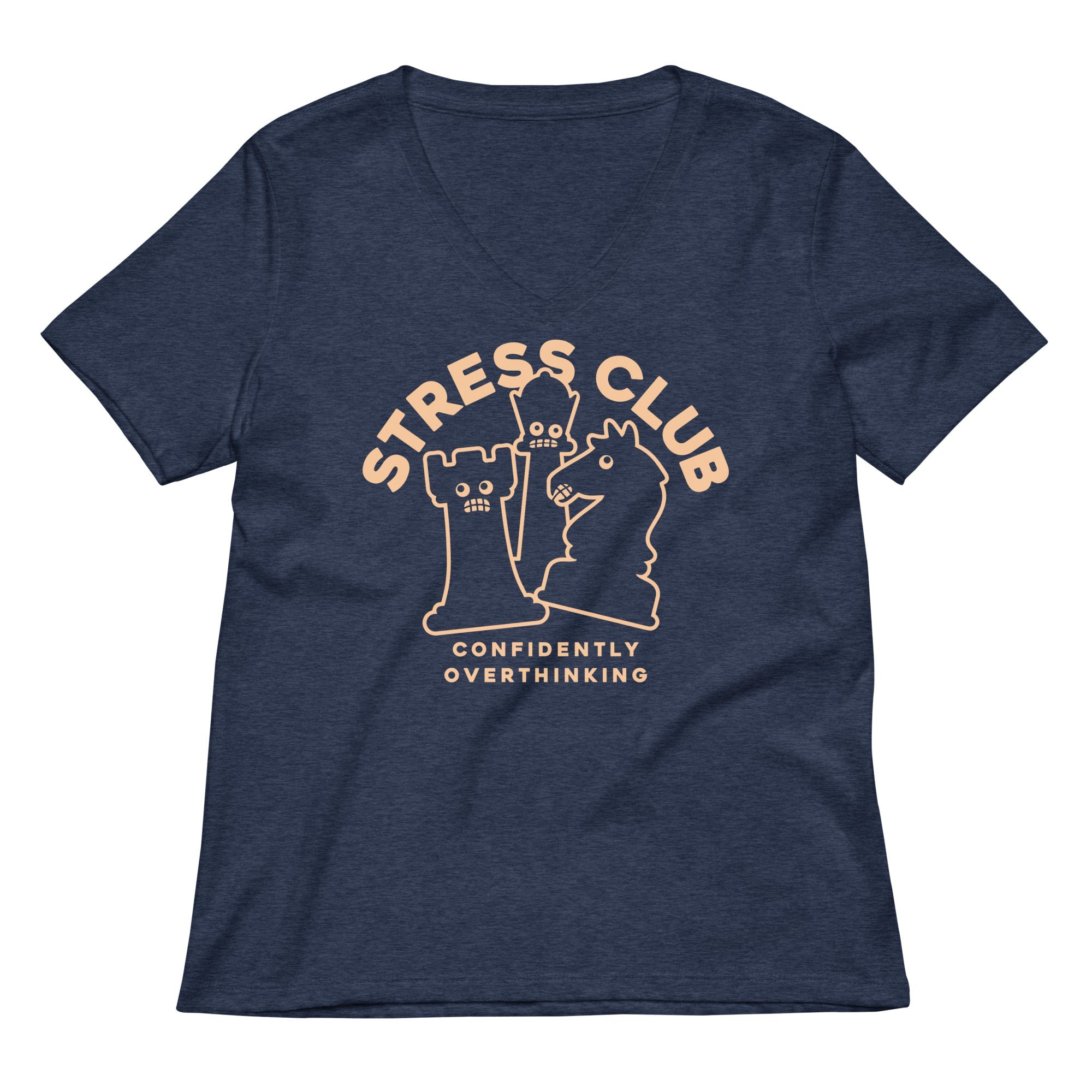 Stress Club Women's V-Neck Tee