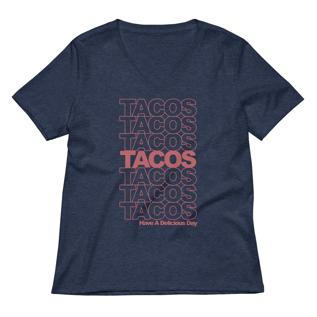 Tacos Tacos Tacos Women's V-Neck Tee
