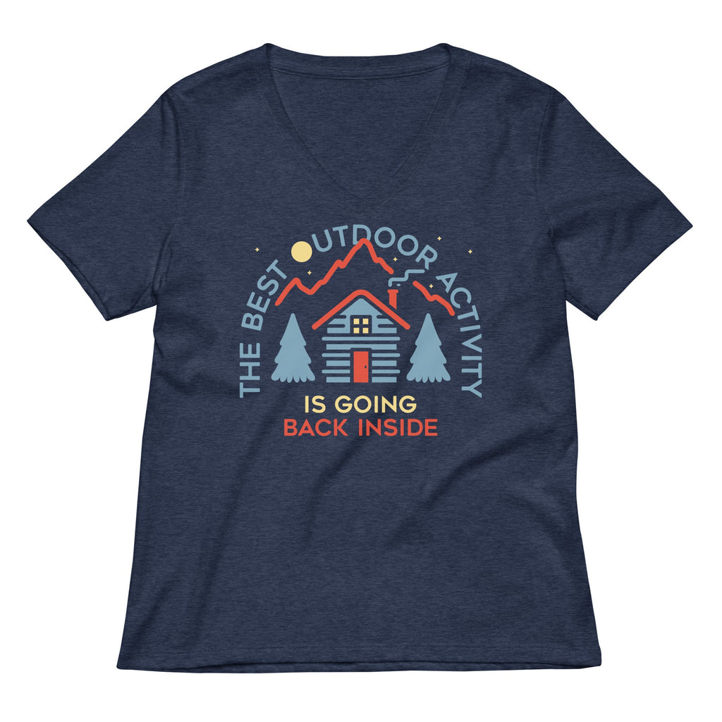 The Best Outdoor Activity Women's V-Neck Tee