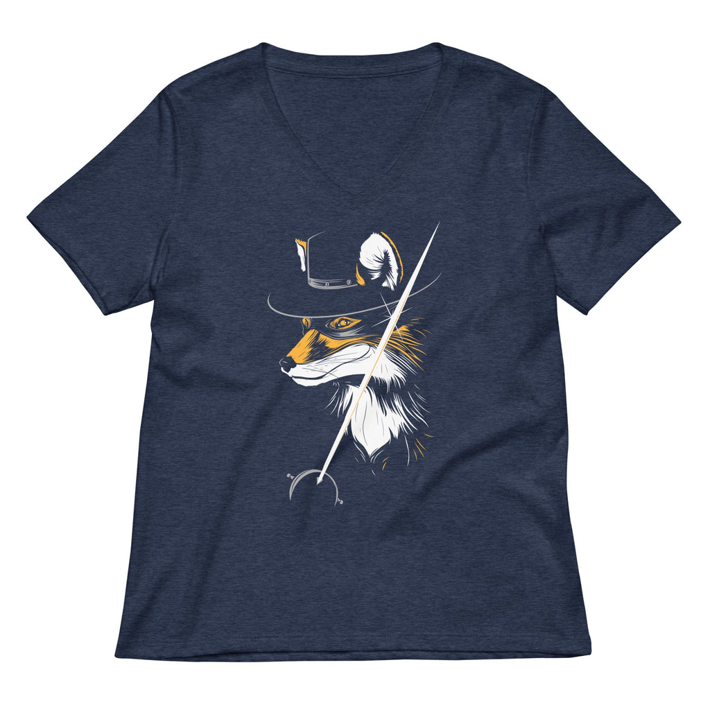 The Fox Women's V-Neck Tee