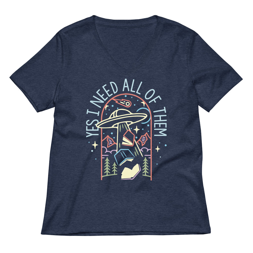 Yes I Need All Of Them Women's V-Neck Tee