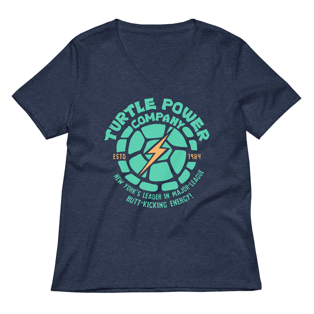 Turtle Power Company Women's V-Neck Tee