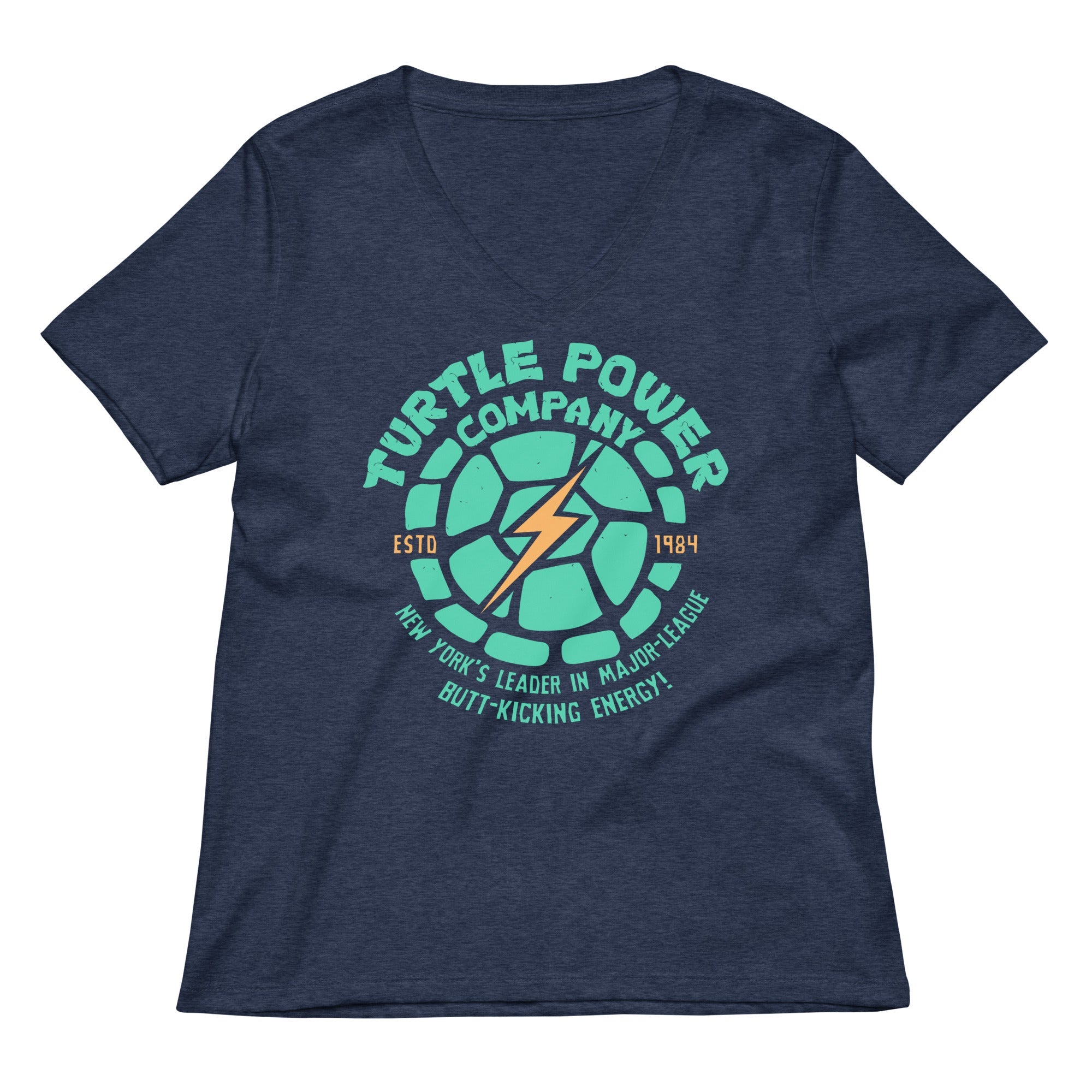 Turtle Power Company Women's V-Neck Tee