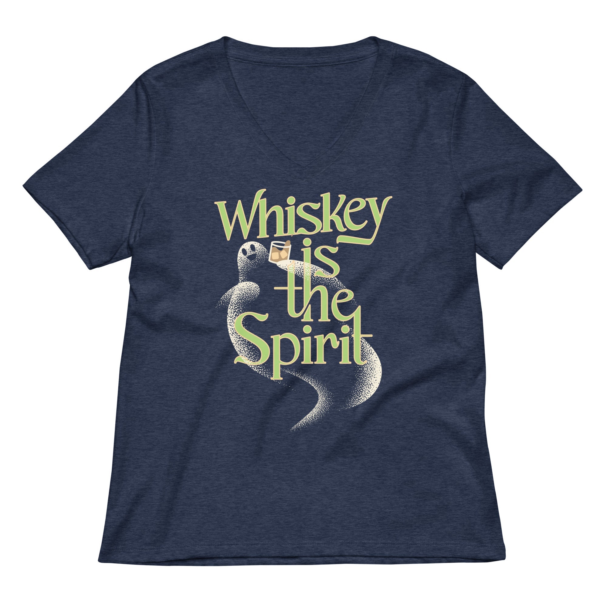 Whiskey Is The Spirit Women's V-Neck Tee
