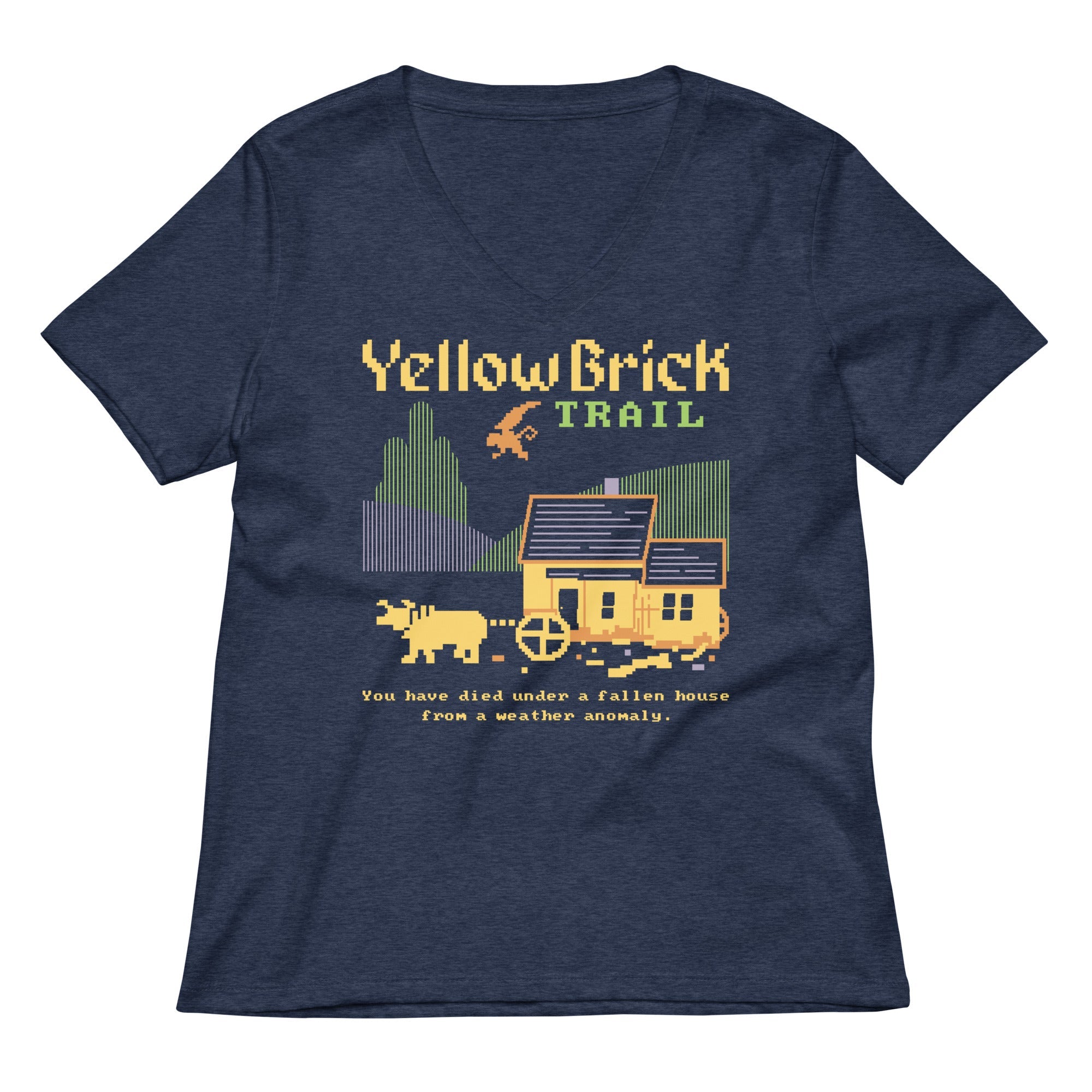 Yellow Brick Trail Women's V-Neck Tee