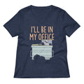 I'll Be In My Office Women's V-Neck Tee