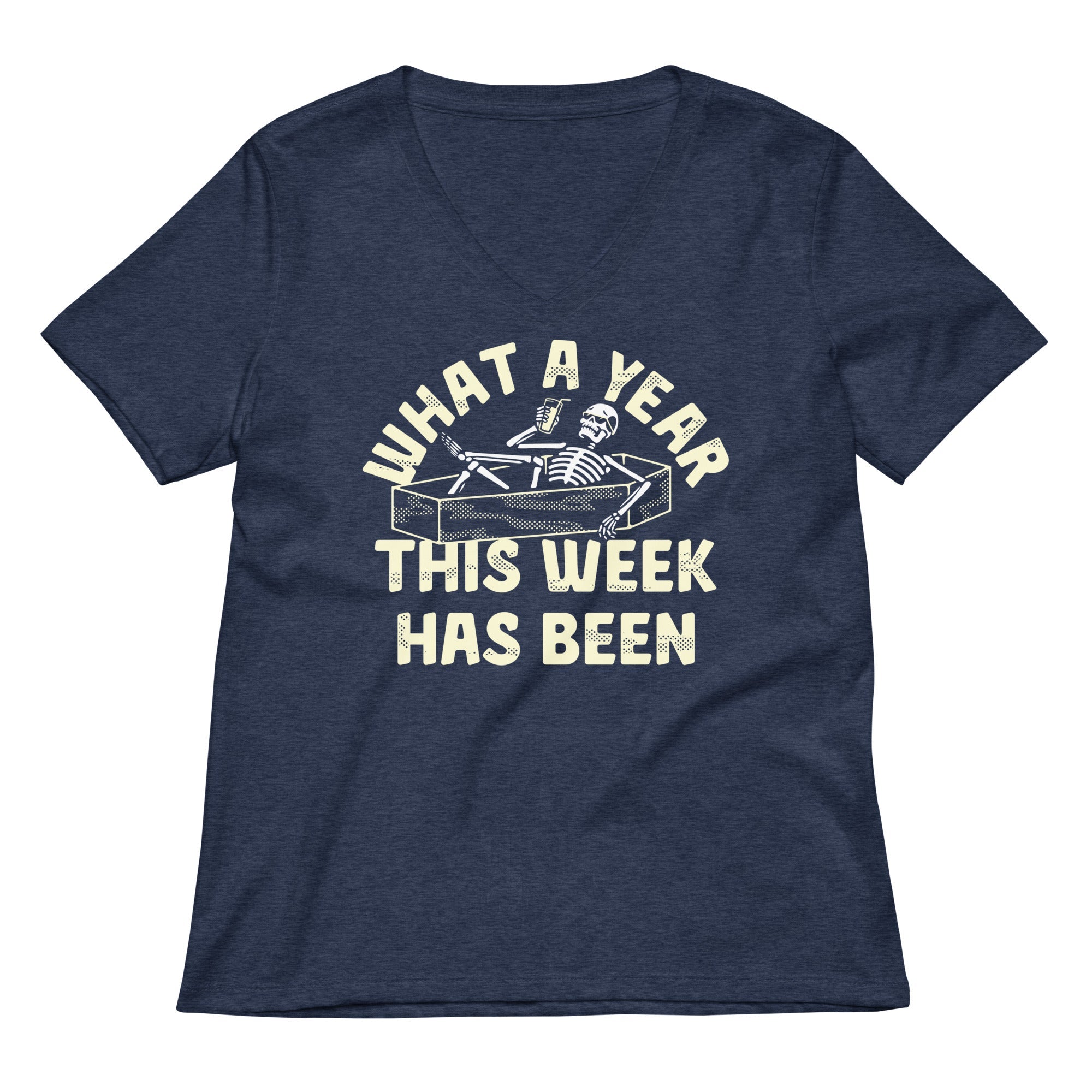 What A Year This Week Has Been Women's V-Neck Tee