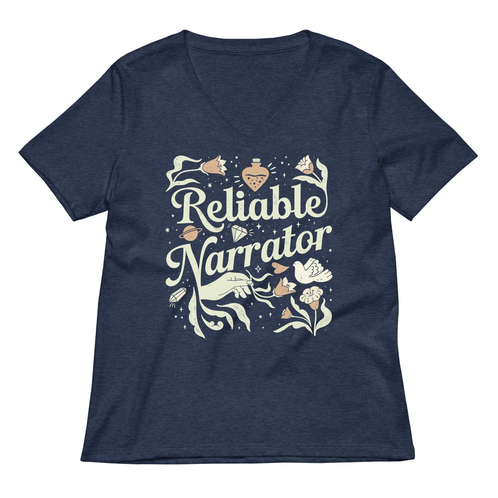Reliable Narrator Women's V-Neck Tee