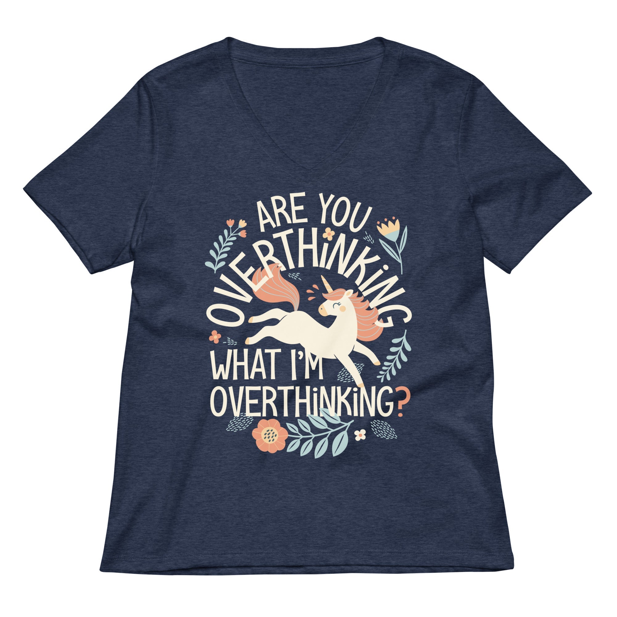 Are You Overthinking What I'm Overthinking? Women's V-Neck Tee