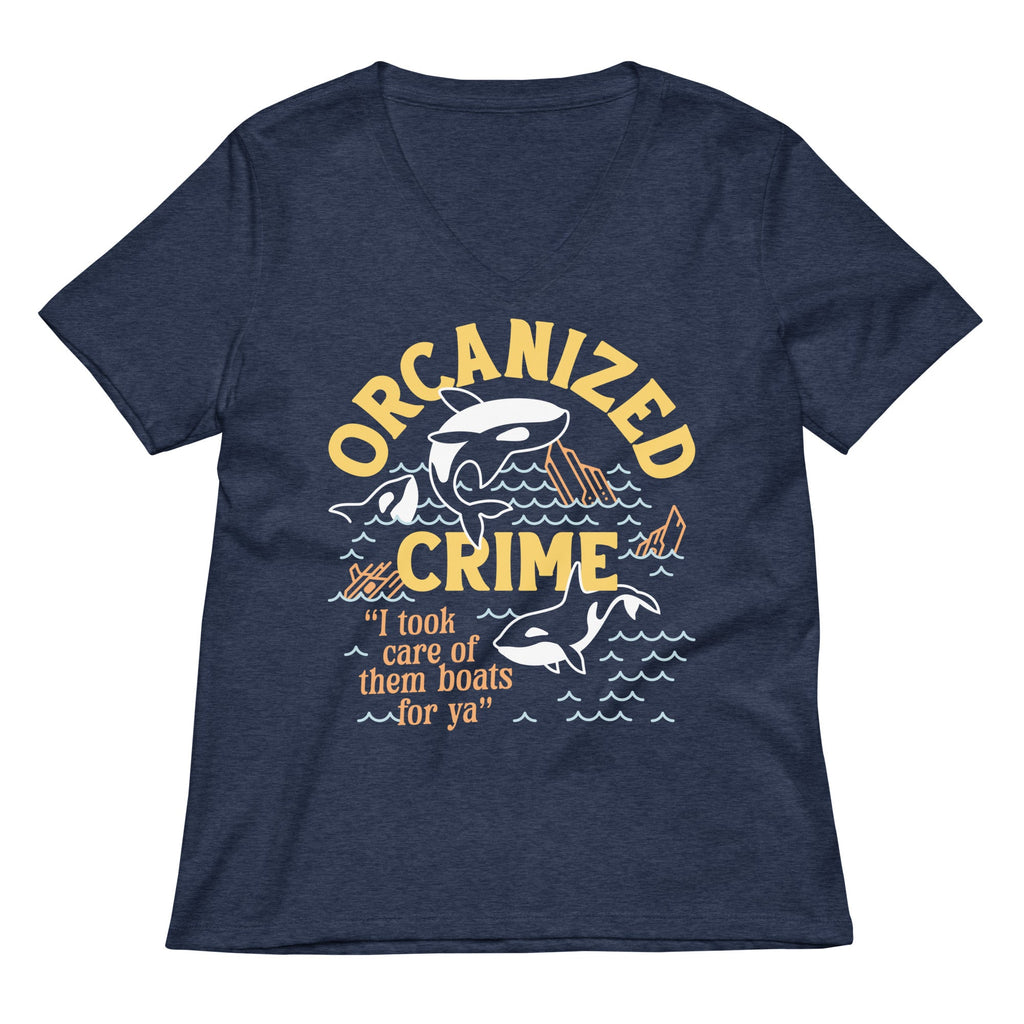 Orcanized Crime Women's V-Neck Tee