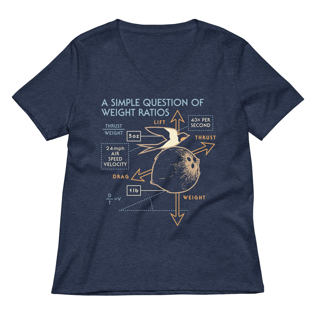 A Simple Question Of Weight Ratios Women's V-Neck Tee