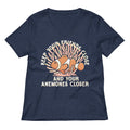 Keep Your Friends Close And Your Anemones Closer Women's V-Neck Tee