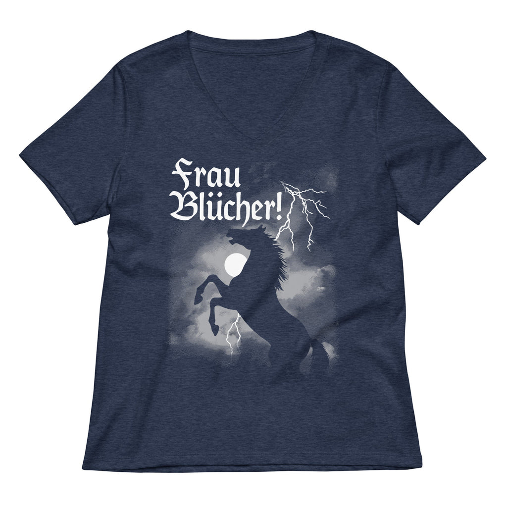Frau Blucher! Women's V-Neck Tee
