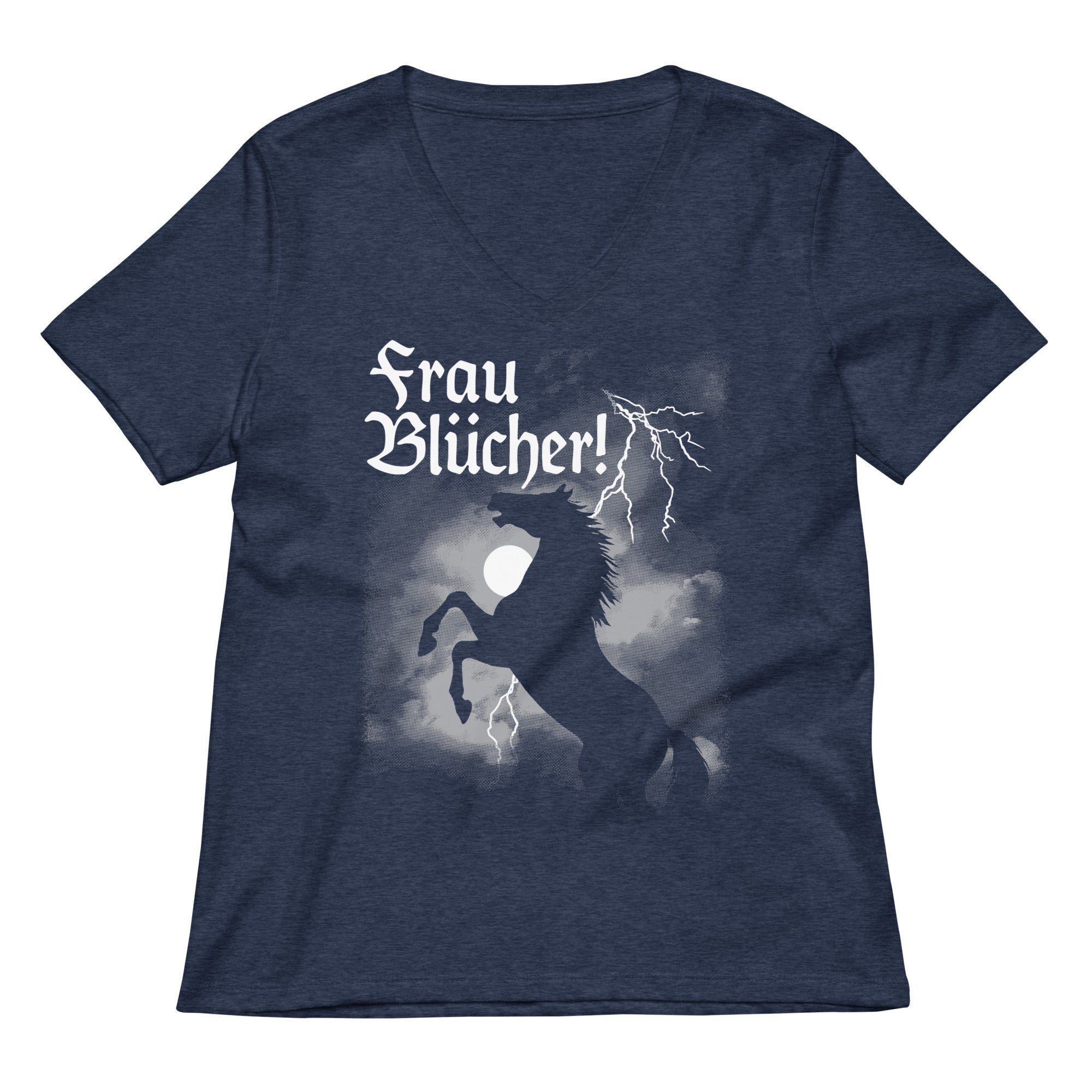 Frau Blucher! Women's V-Neck Tee