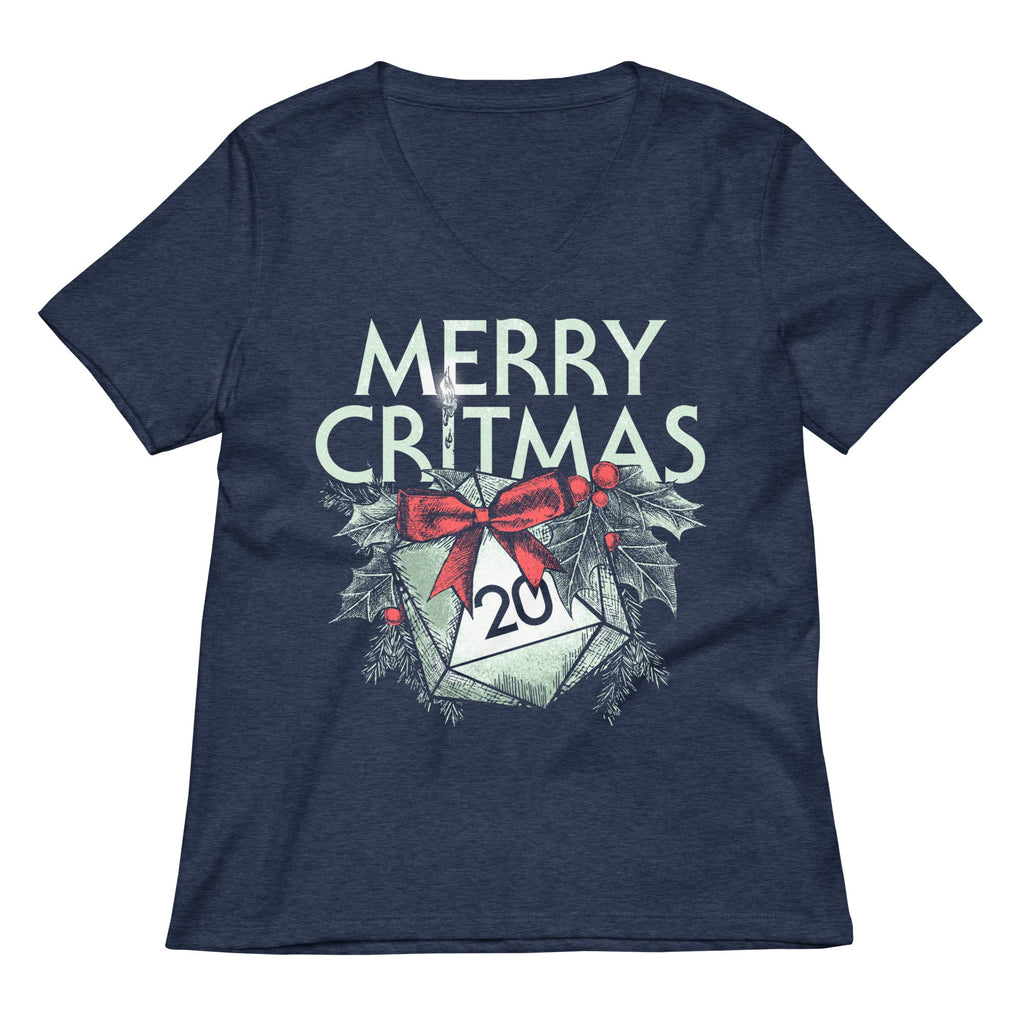 Merry Critmas Women's V-Neck Tee