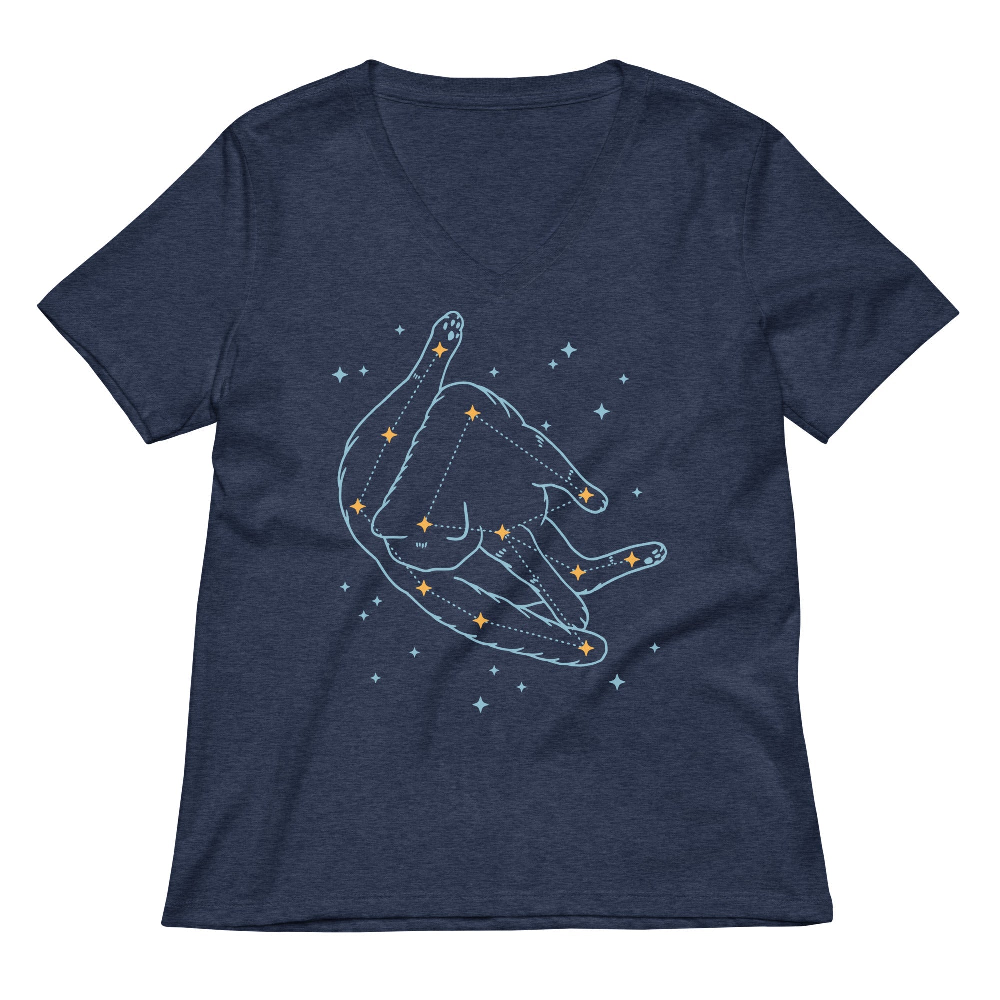 Catstellation Women's V-Neck Tee