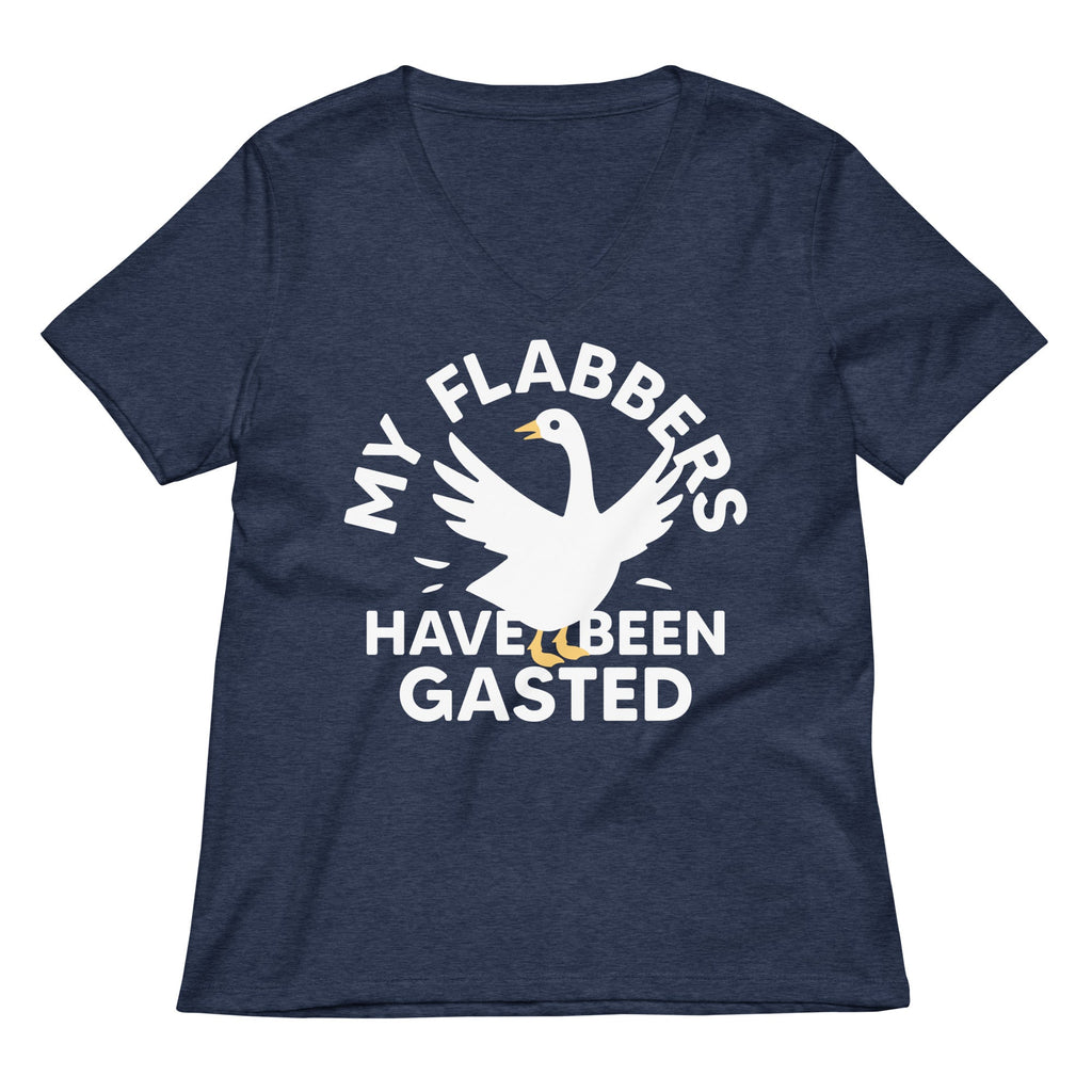My Flabbers Have Been Gasted Women's V-Neck Tee