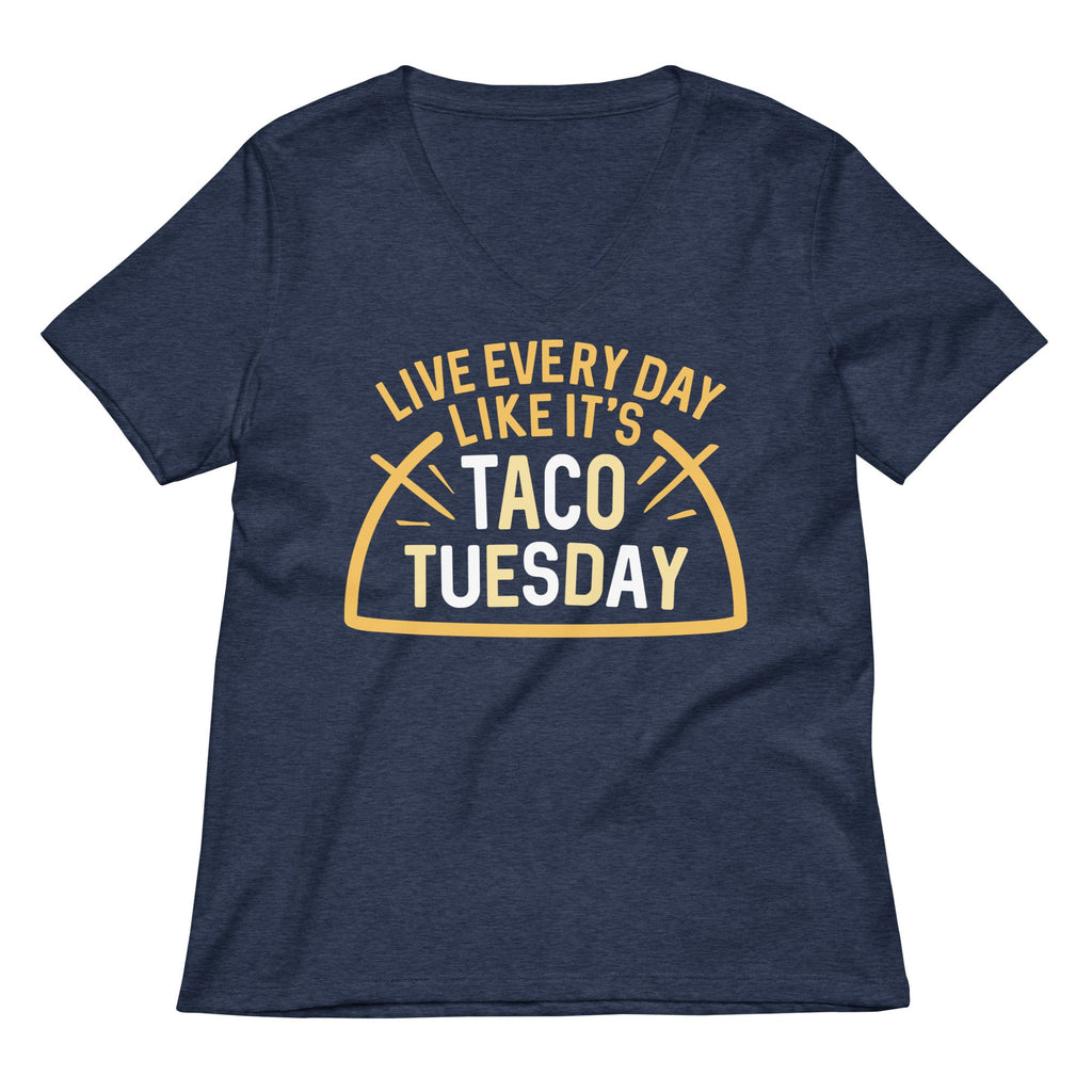 Taco Tuesday Women's V-Neck Tee
