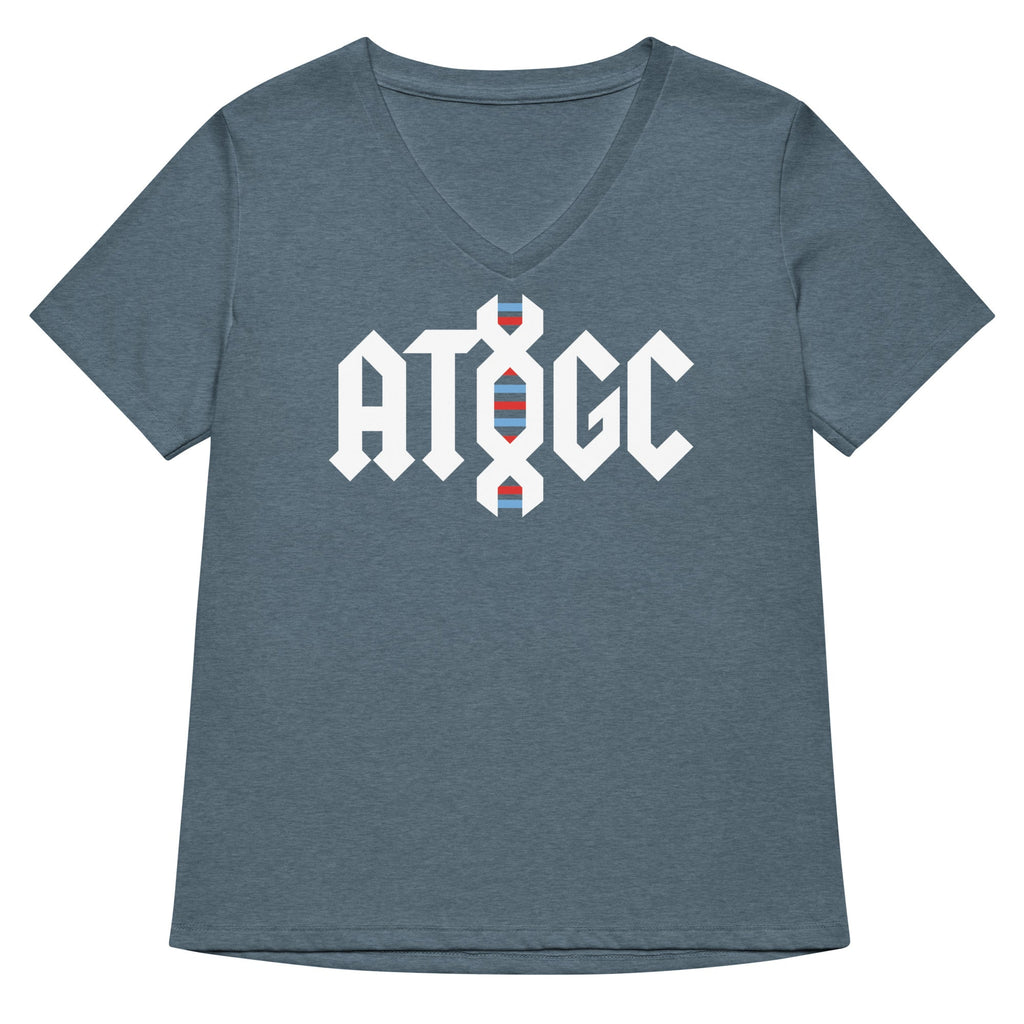 ATGC DNA Women's V-Neck Tee