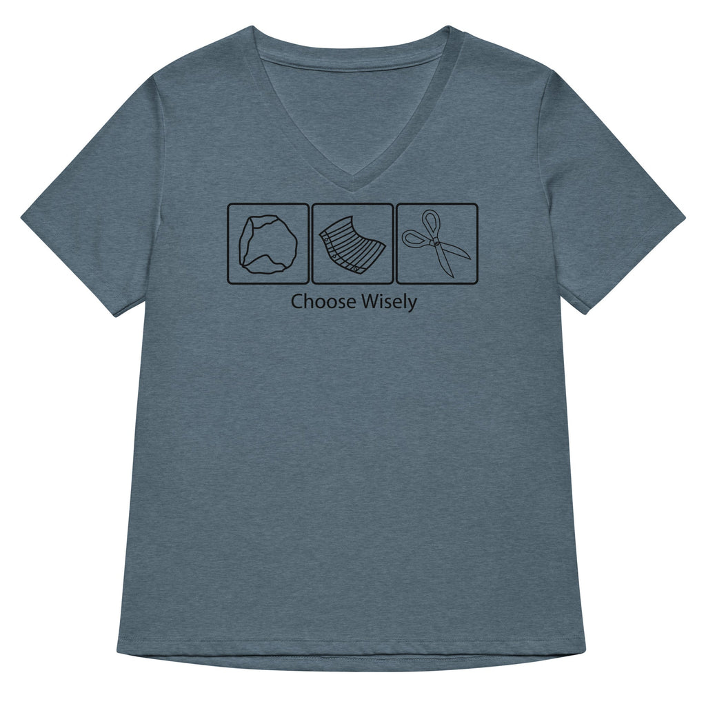 Choose Wisely Women's V-Neck Tee