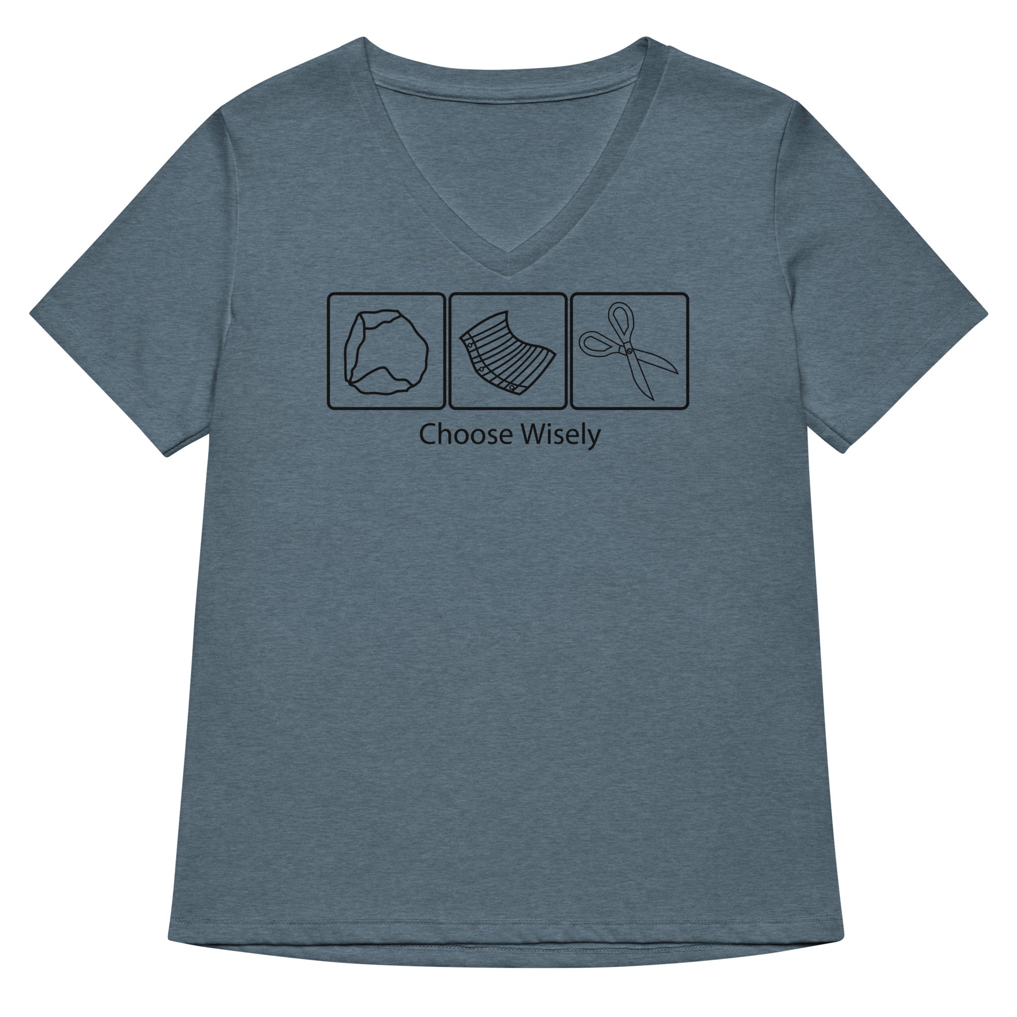 Choose Wisely Women's V-Neck Tee