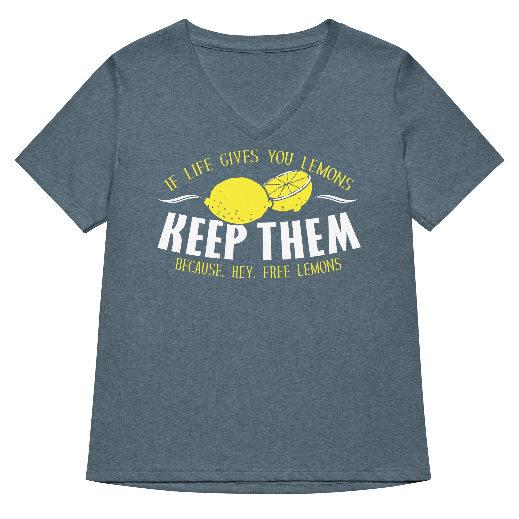 If Life Gives You Lemons Women's V-Neck Tee