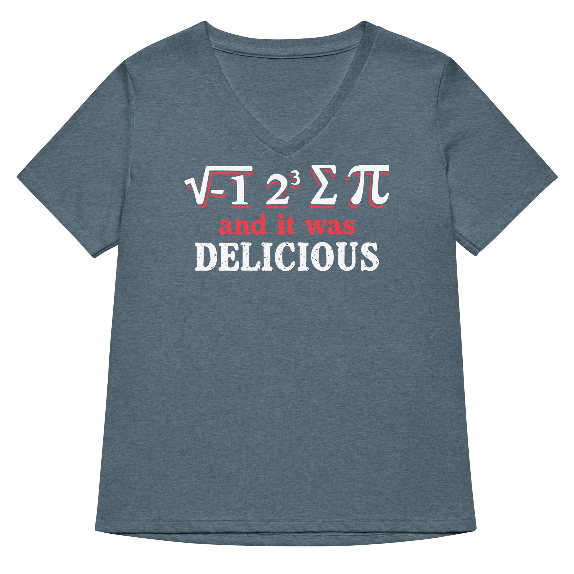 I Ate Sum Pi Women's V-Neck Tee