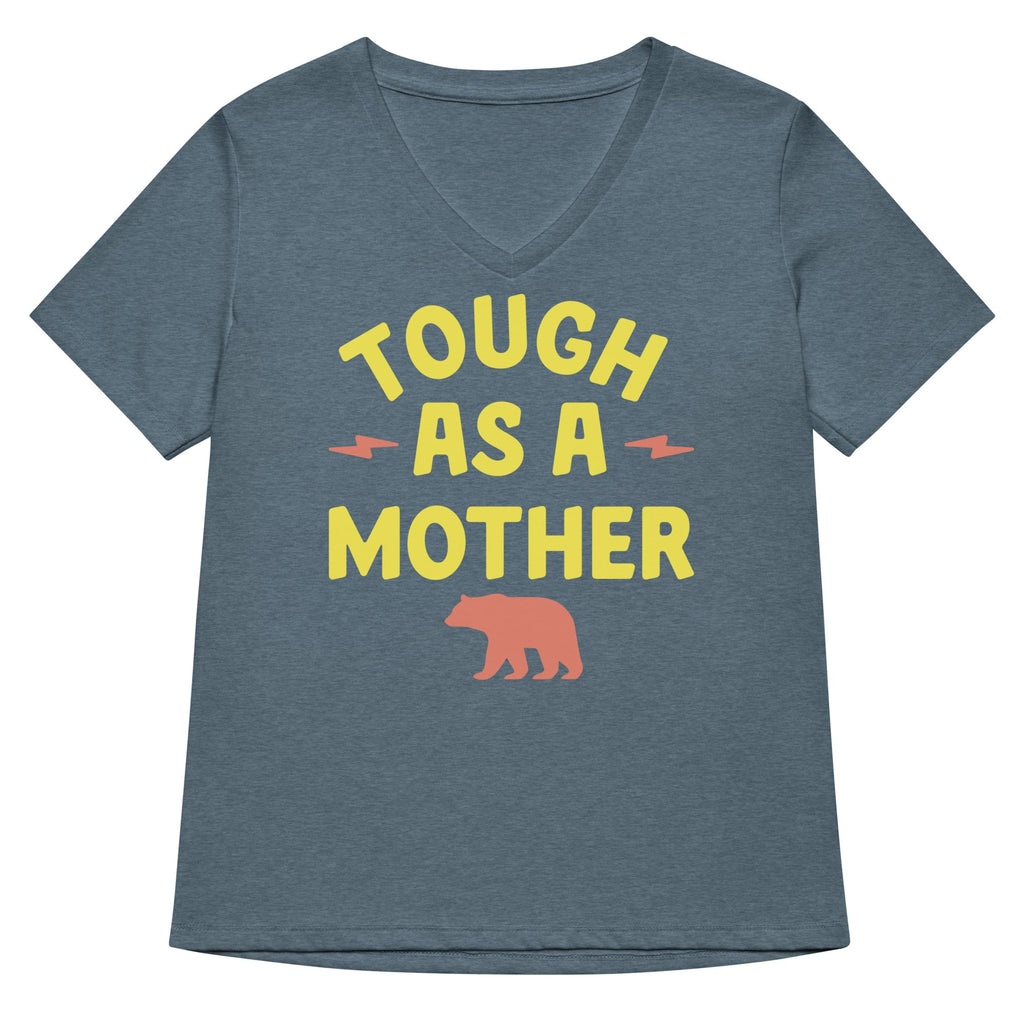 Tough As A Mother Women's V-Neck Tee
