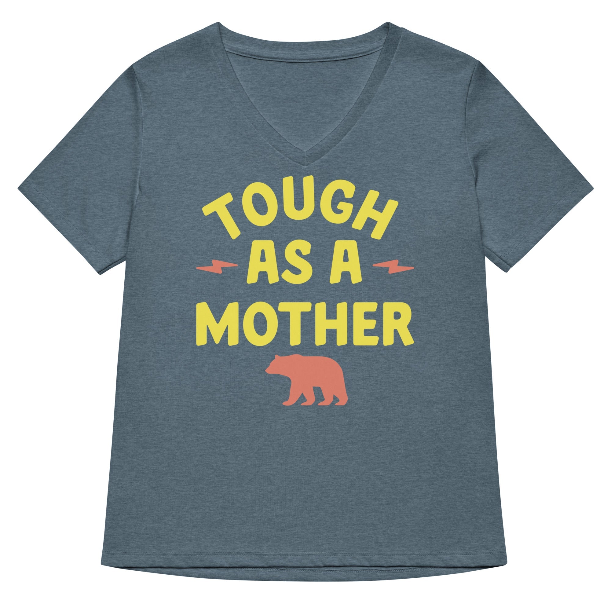 Tough As A Mother Women's V-Neck Tee